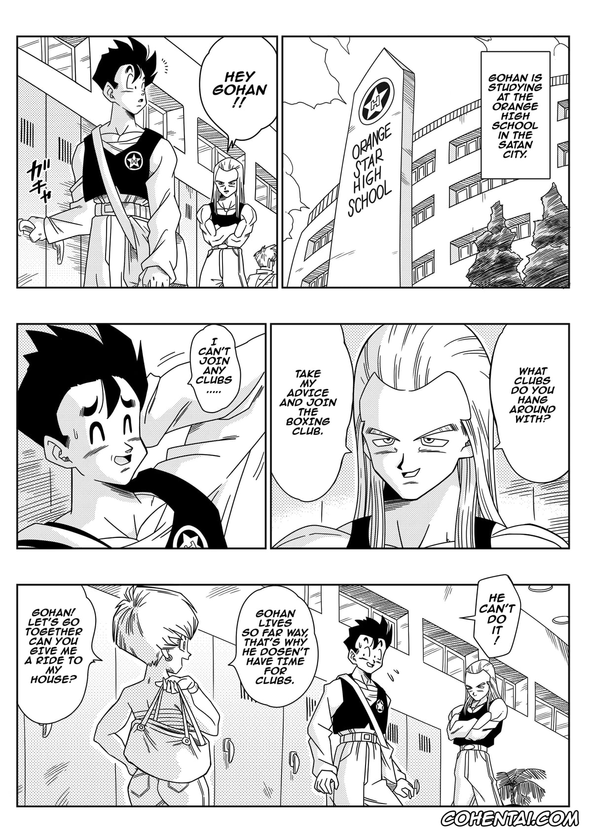 Dragon Ball Z hentai, Erasa hentai, Son Gohan hentai, Videl hentai, LOVE TRIANGLE Z Part 1 (Dragon Ball Z), pagina 3