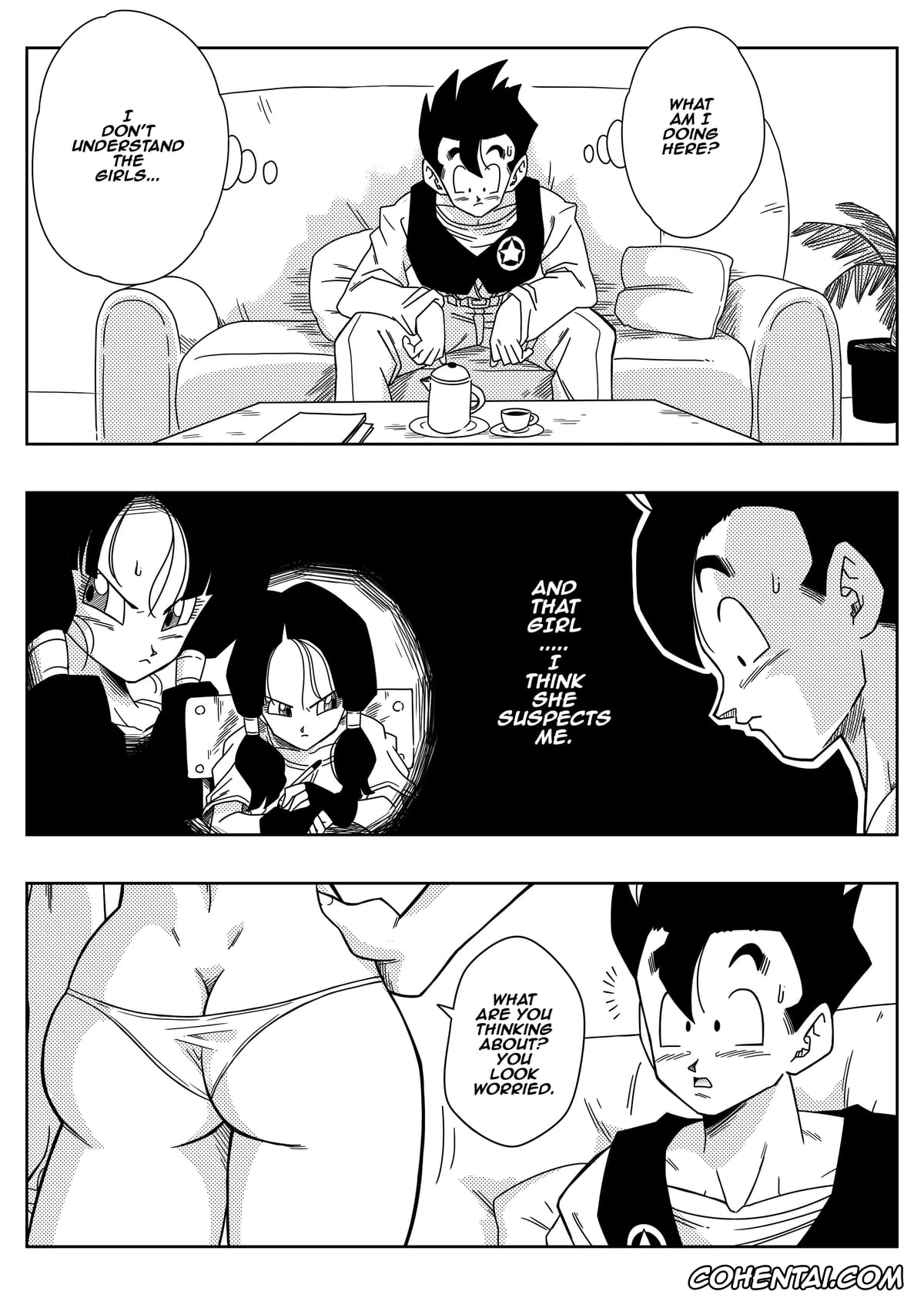 Dragon Ball Z hentai, Erasa hentai, Son Gohan hentai, Videl hentai, LOVE TRIANGLE Z Part 1 (Dragon Ball Z), pagina 6