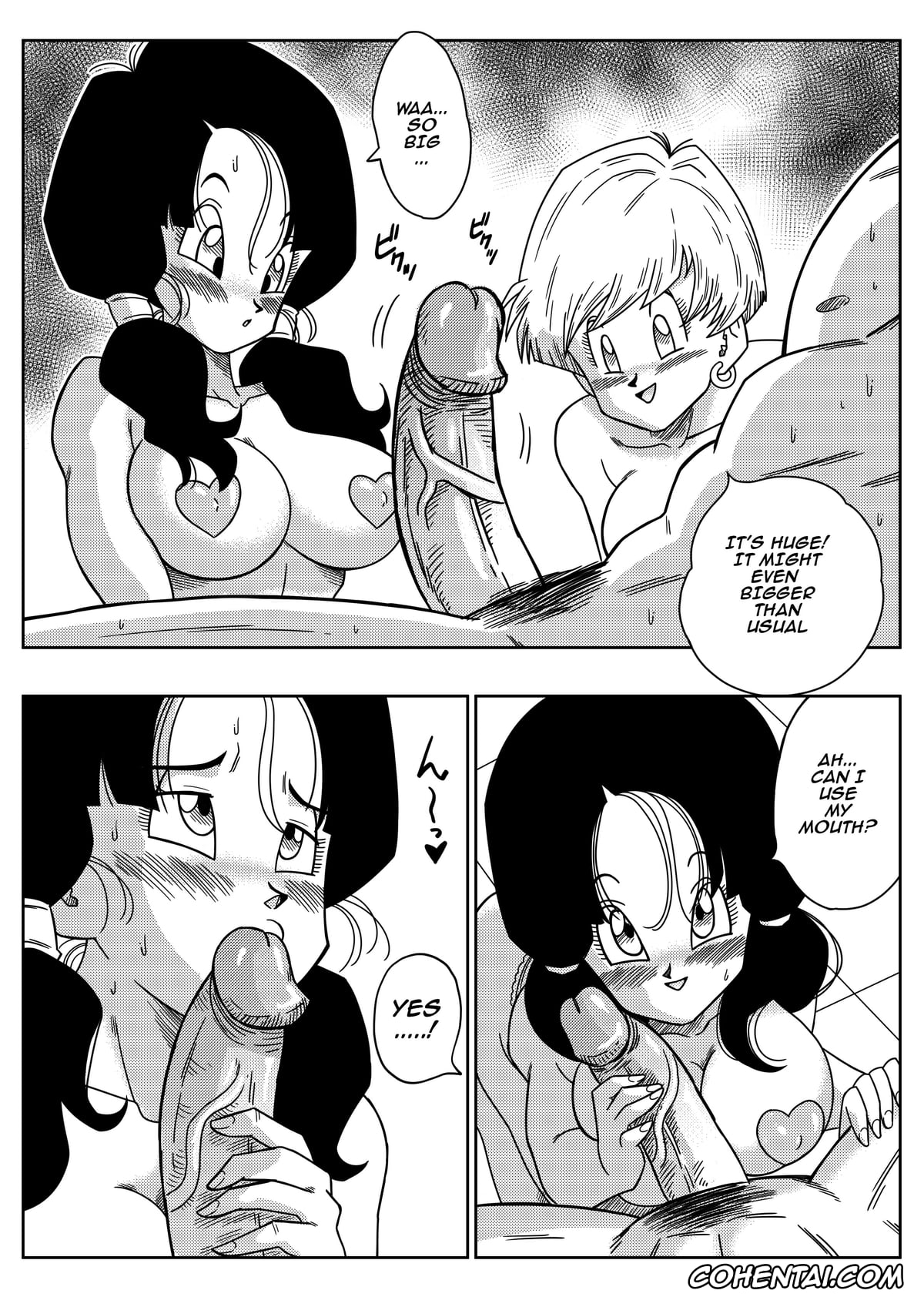 Dragon Ball Z xxx, Erasa xxx, Son Gohan xxx, Videl xxx, LOVE TRIANGLE Z Part 2 (Dragon Ball Z), pagina 7