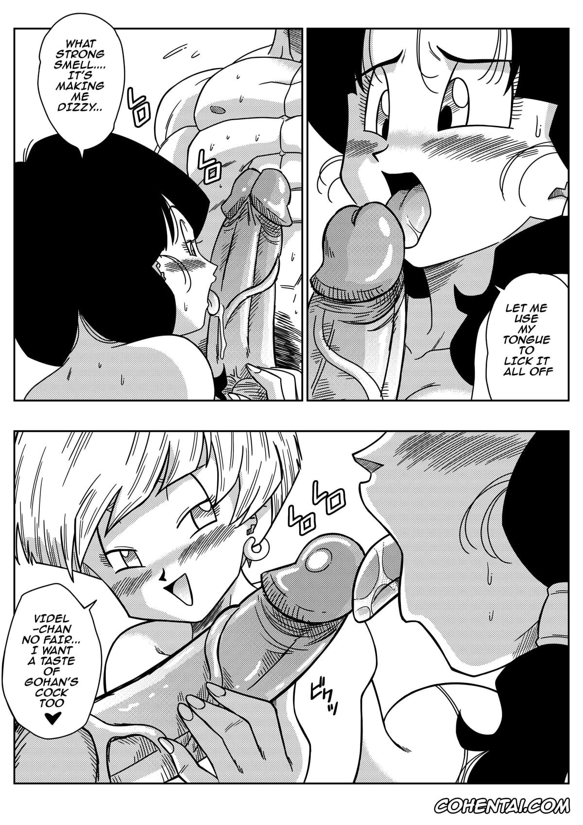 Dragon Ball Z porno, Erasa porno, Son Gohan porno, Videl porno, LOVE TRIANGLE Z Part 2 (Dragon Ball Z), pagina 8