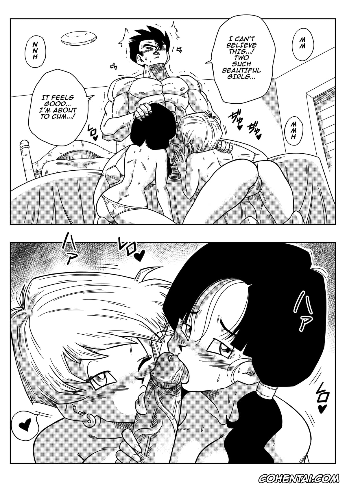 Dragon Ball Z hentai, Erasa hentai, Son Gohan hentai, Videl hentai, LOVE TRIANGLE Z Part 2 (Dragon Ball Z), pagina 9
