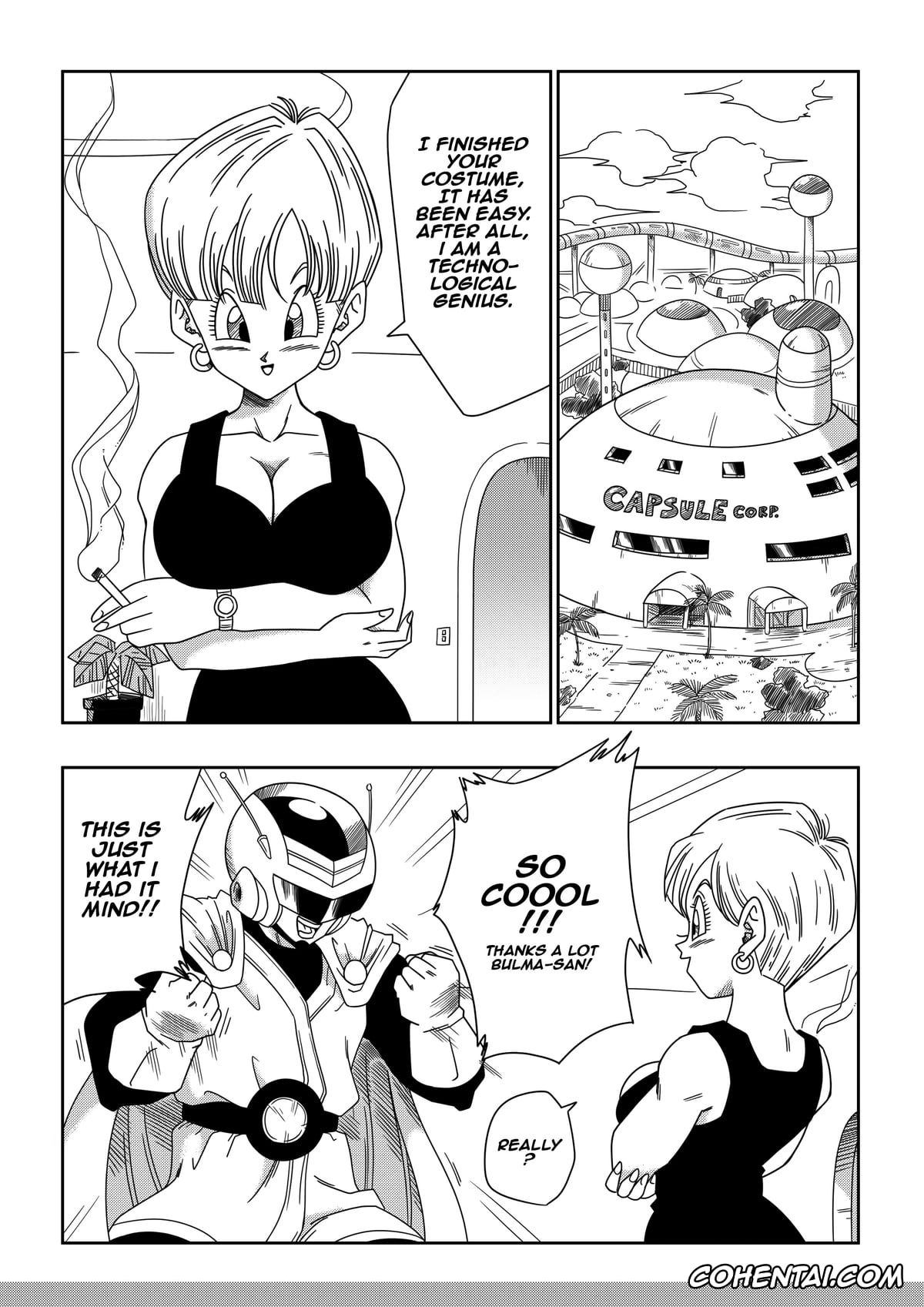 Dragon Ball Z porno, Bulma Briefs porno, Son Gohan porno, LOVE TRIANGLE Z Part 3 (Dragon Ball Z), pagina 2
