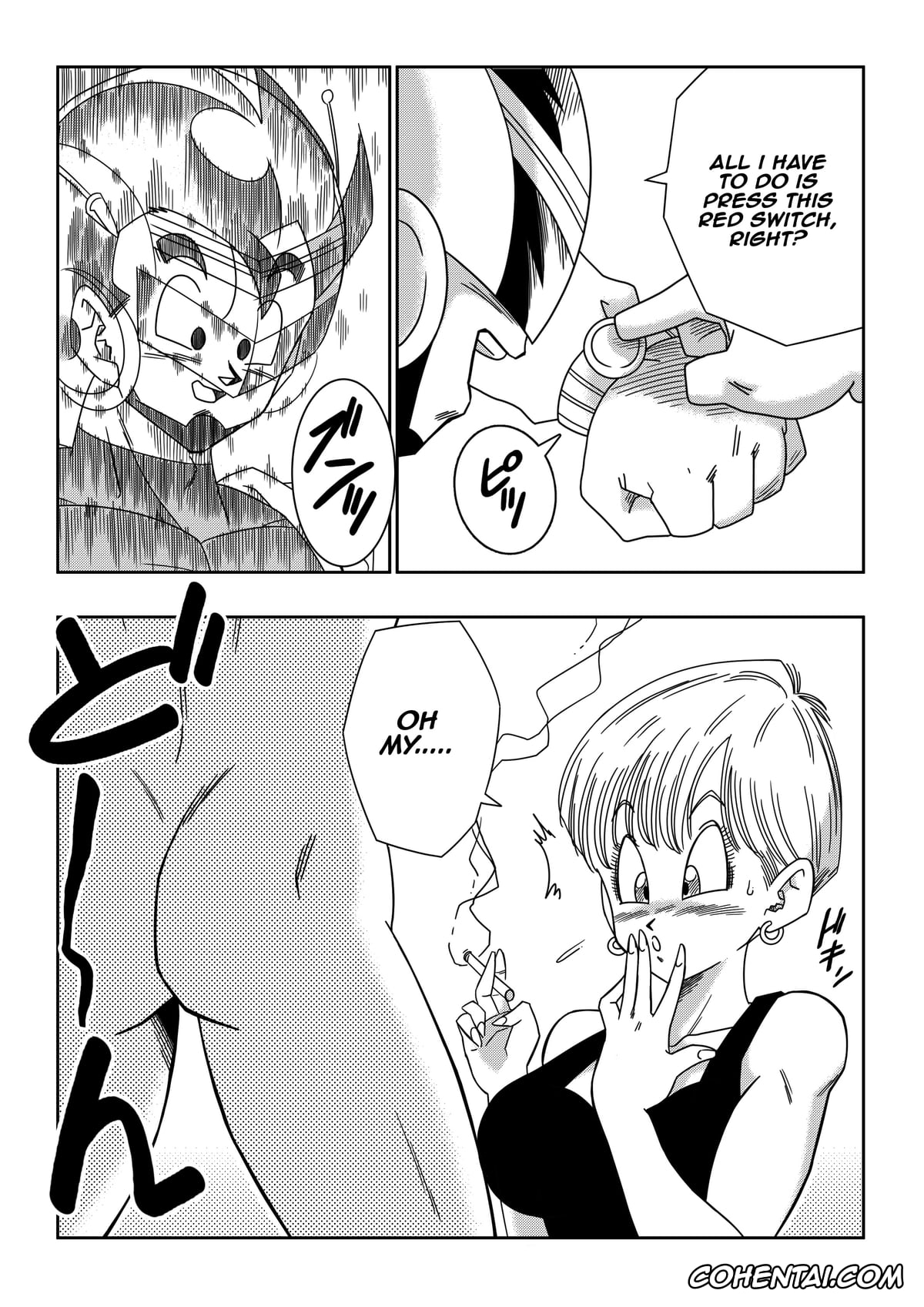 Dragon Ball Z hentai, Bulma Briefs hentai, Son Gohan hentai, LOVE TRIANGLE Z Part 3 (Dragon Ball Z), pagina 3