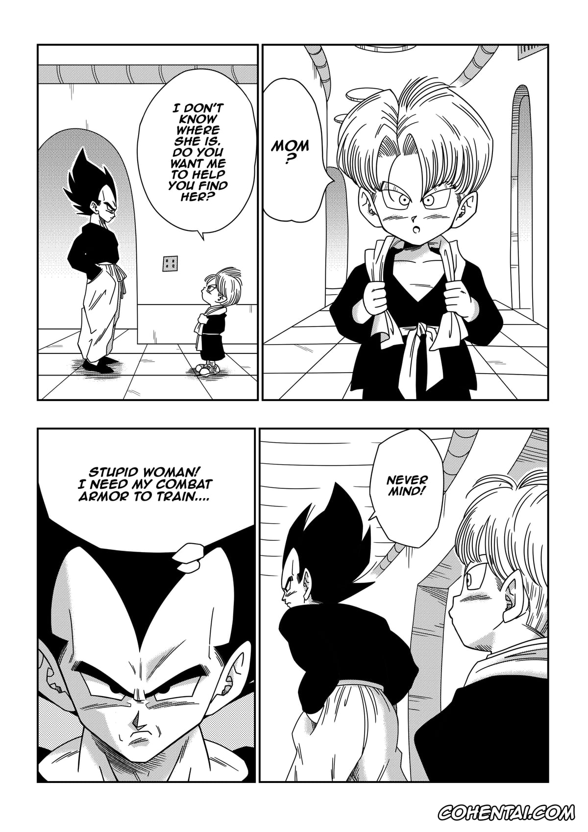 Dragon Ball Z xxx, Bulma Briefs xxx, Son Gohan xxx, LOVE TRIANGLE Z Part 3 (Dragon Ball Z), pagina 13