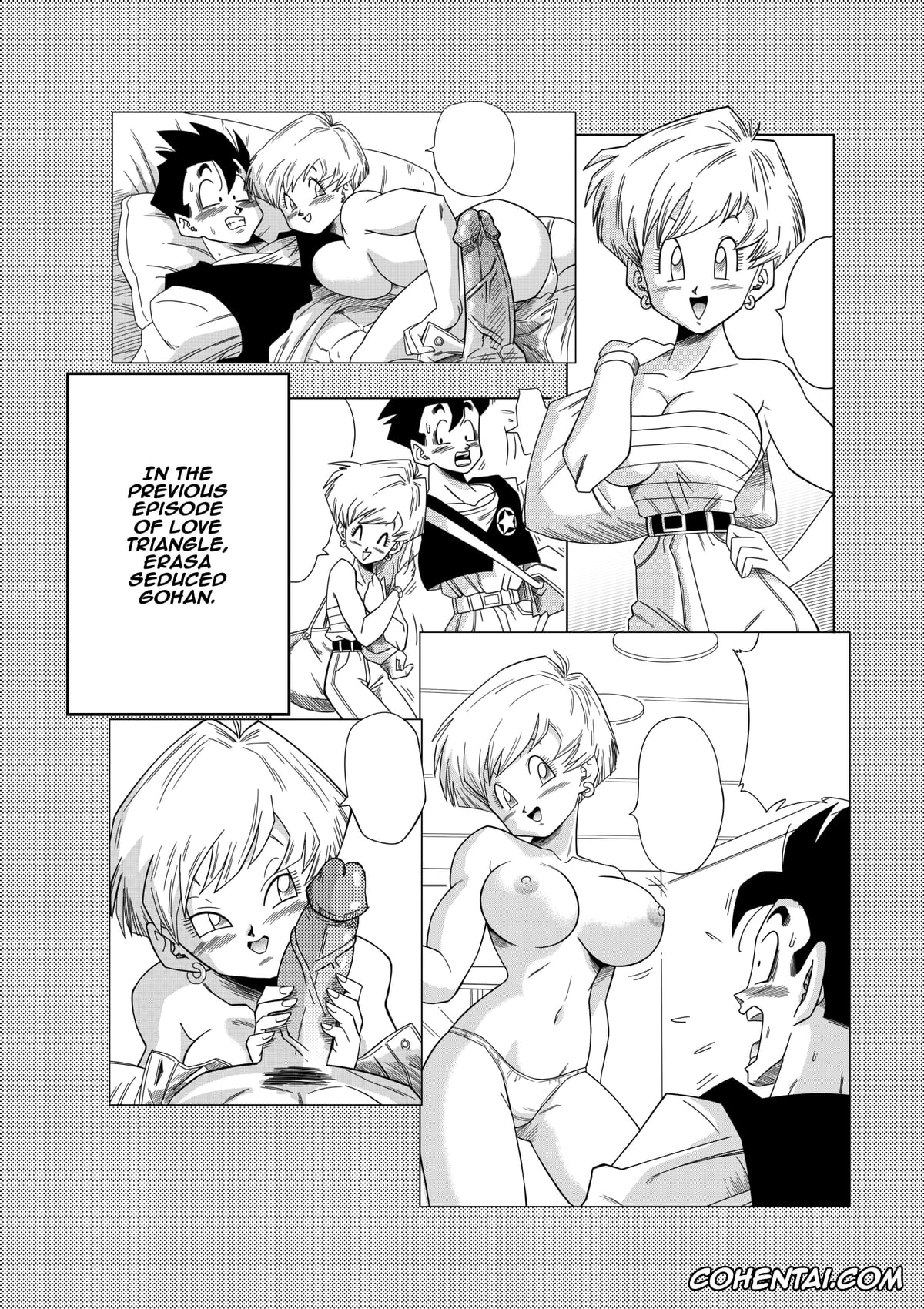 Dragon Ball Z porno, Bulma Briefs porno, Erasa porno, Son Gohan porno, Videl porno, LOVE TRIANGLE Z Part 4 (Dragon Ball Z), pagina 2