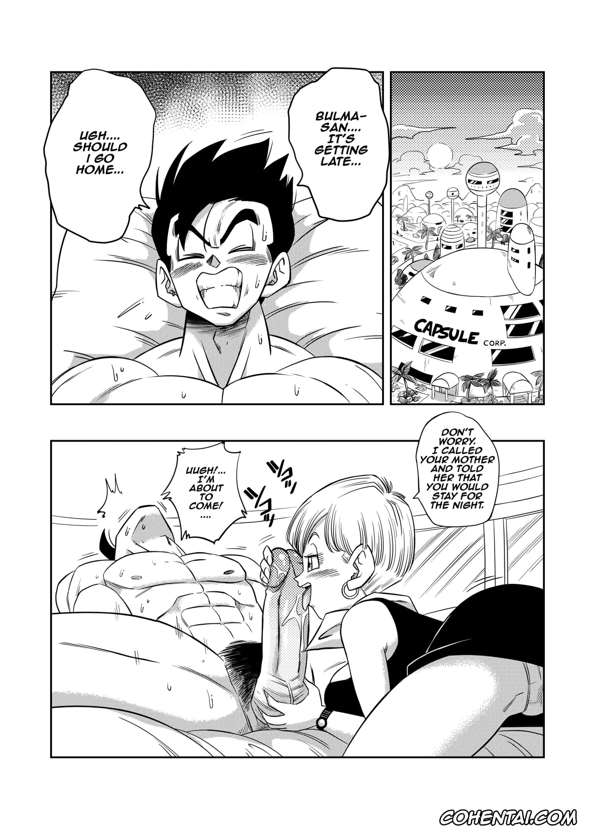Dragon Ball Z xxx, Bulma Briefs xxx, Erasa xxx, Son Gohan xxx, Videl xxx, LOVE TRIANGLE Z Part 4 (Dragon Ball Z), pagina 7