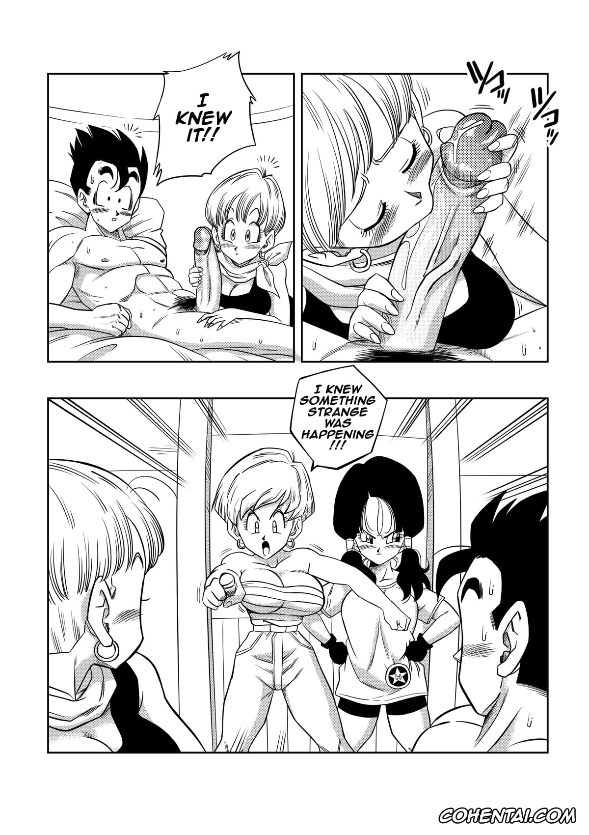 Dragon Ball Z porno, Bulma Briefs porno, Erasa porno, Son Gohan porno, Videl porno, LOVE TRIANGLE Z Part 4 (Dragon Ball Z), pagina 8