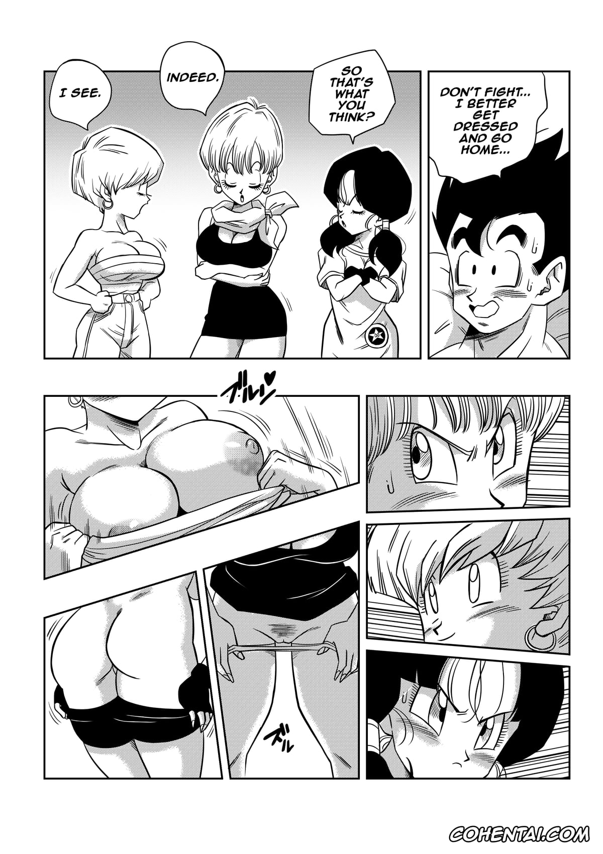 Dragon Ball Z xxx, Bulma Briefs xxx, Erasa xxx, Son Gohan xxx, Videl xxx, LOVE TRIANGLE Z Part 4 (Dragon Ball Z), pagina 10