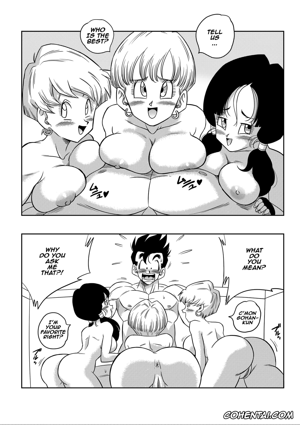 Dragon Ball Z porno, Bulma Briefs porno, Erasa porno, Son Gohan porno, Videl porno, LOVE TRIANGLE Z Part 4 (Dragon Ball Z), pagina 11