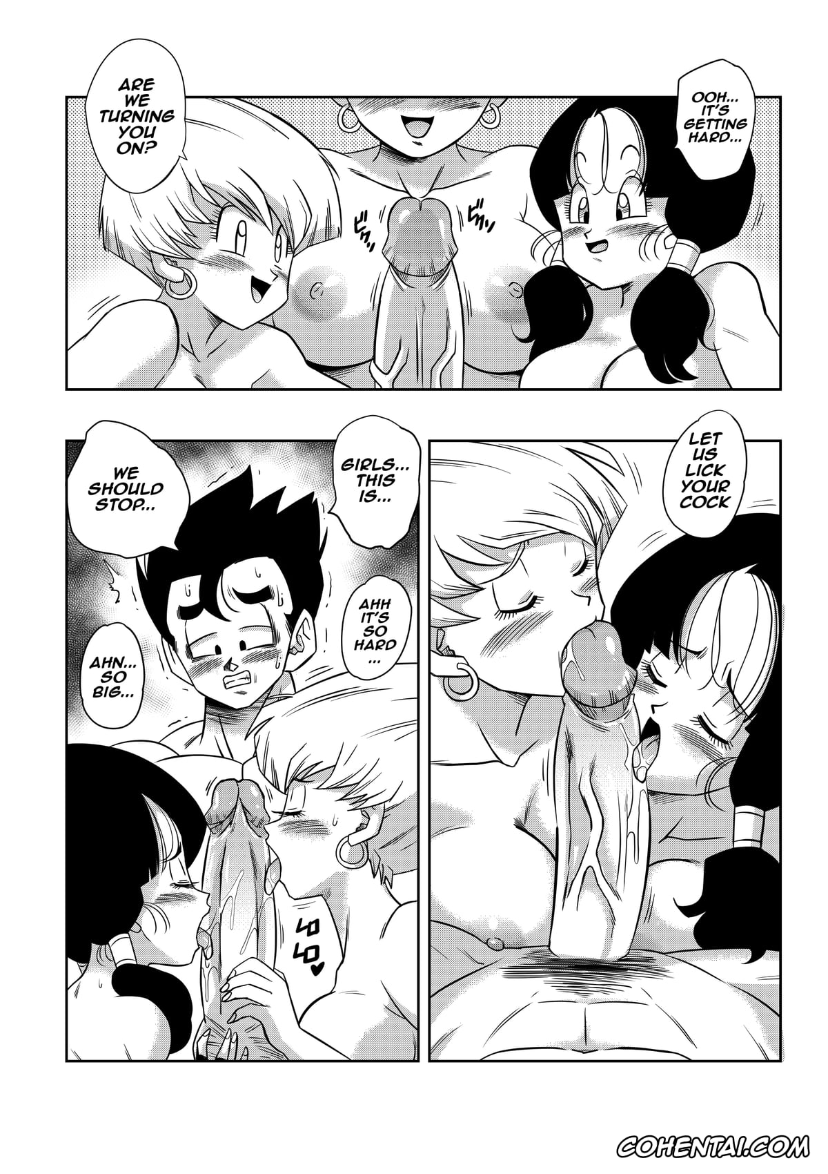 Dragon Ball Z hentai, Bulma Briefs hentai, Erasa hentai, Son Gohan hentai, Videl hentai, LOVE TRIANGLE Z Part 4 (Dragon Ball Z), pagina 12