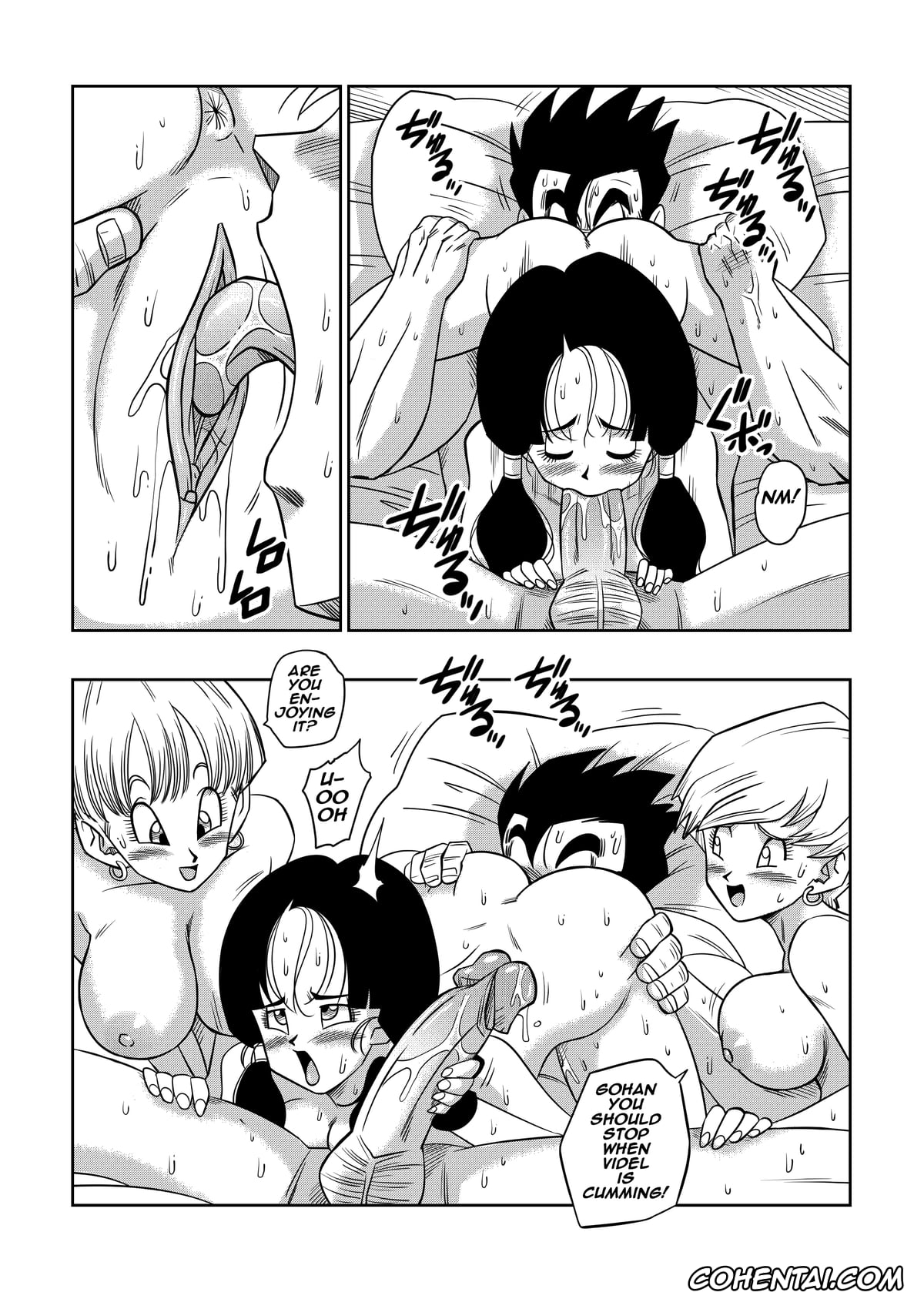 Dragon Ball Z hentai, Bulma Briefs hentai, Erasa hentai, Son Gohan hentai, Videl hentai, LOVE TRIANGLE Z Part 4 (Dragon Ball Z), pagina 33