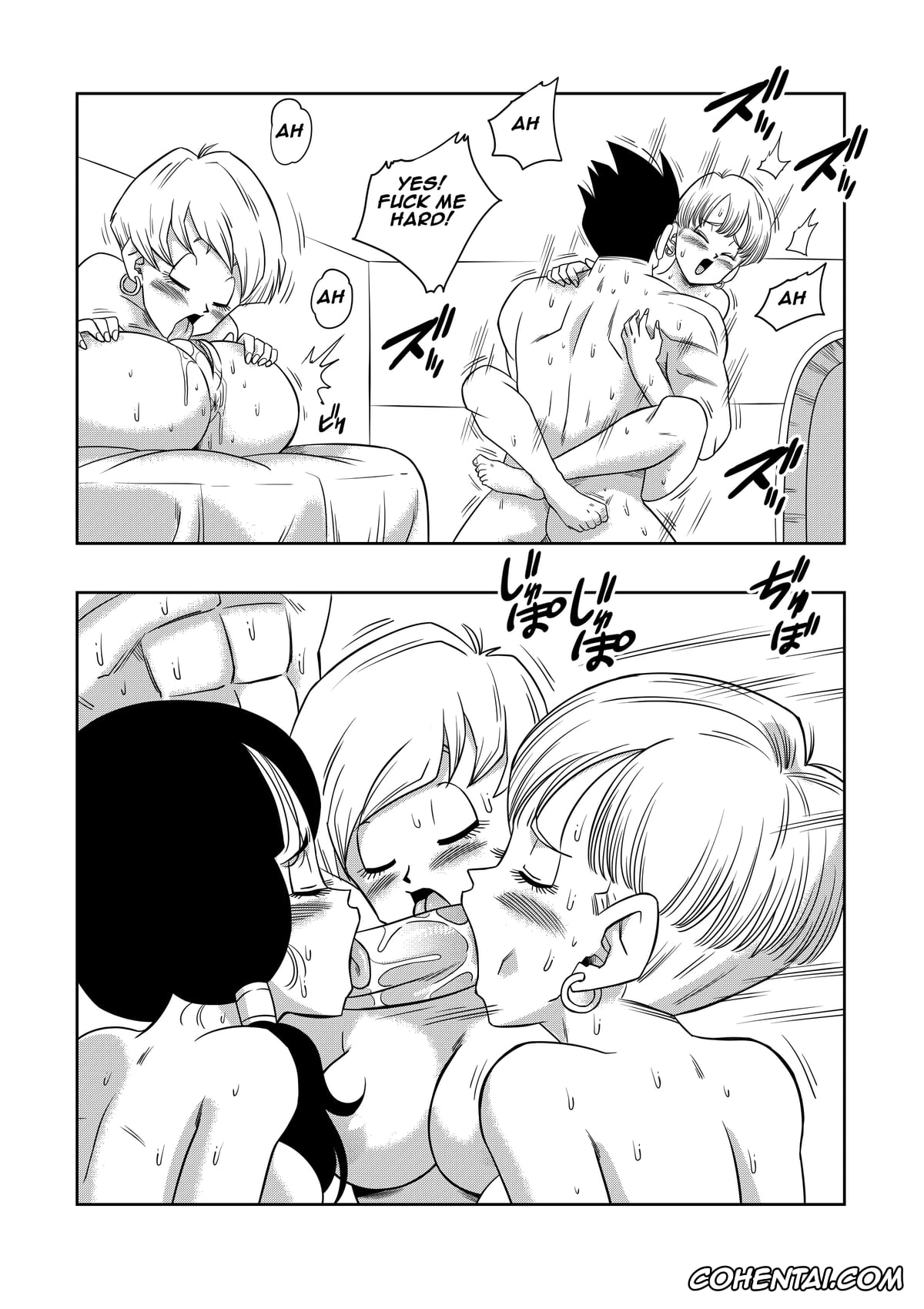 Dragon Ball Z xxx, Bulma Briefs xxx, Erasa xxx, Son Gohan xxx, Videl xxx, LOVE TRIANGLE Z Part 4 (Dragon Ball Z), pagina 34