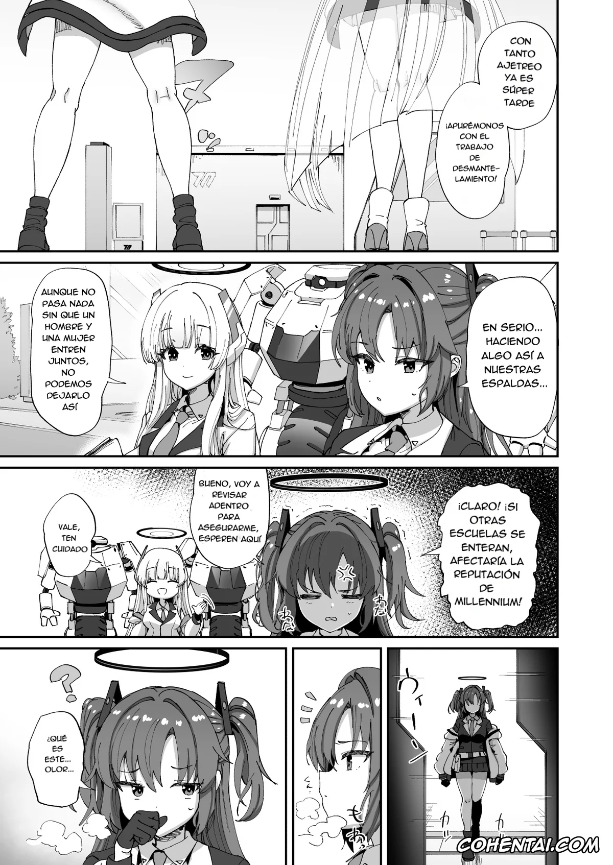 Blue Archive hentai, Asuna Ichinose hentai, Sensei hentai, Toki Asuma hentai, Asuna to Toki to Sex Shinai to Derarenai Heya (Blue Archive), pagina 30