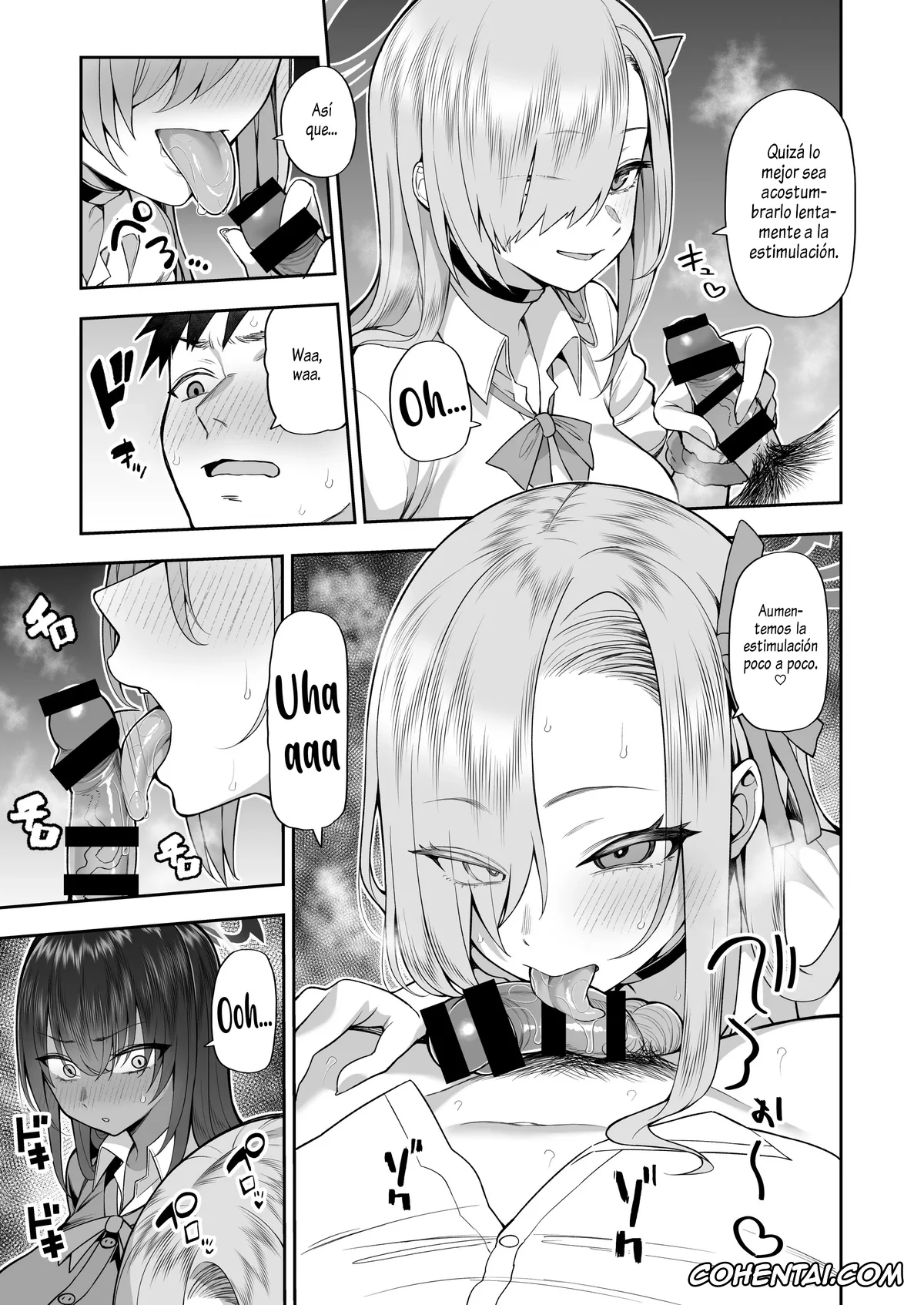 Blue Archive xxx, Asuna Ichinose xxx, Karin Kakudate xxx, Sensei xxx, Yowami to Musuko o Nigirareta! (Blue Archive), pagina 4