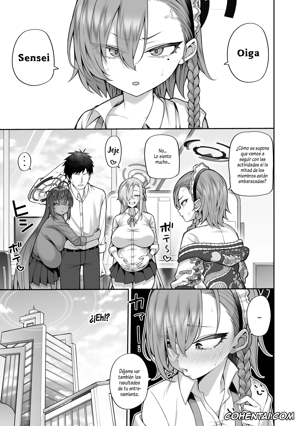Blue Archive hentai, Asuna Ichinose hentai, Karin Kakudate hentai, Sensei hentai, Yowami to Musuko o Nigirareta! (Blue Archive), pagina 30