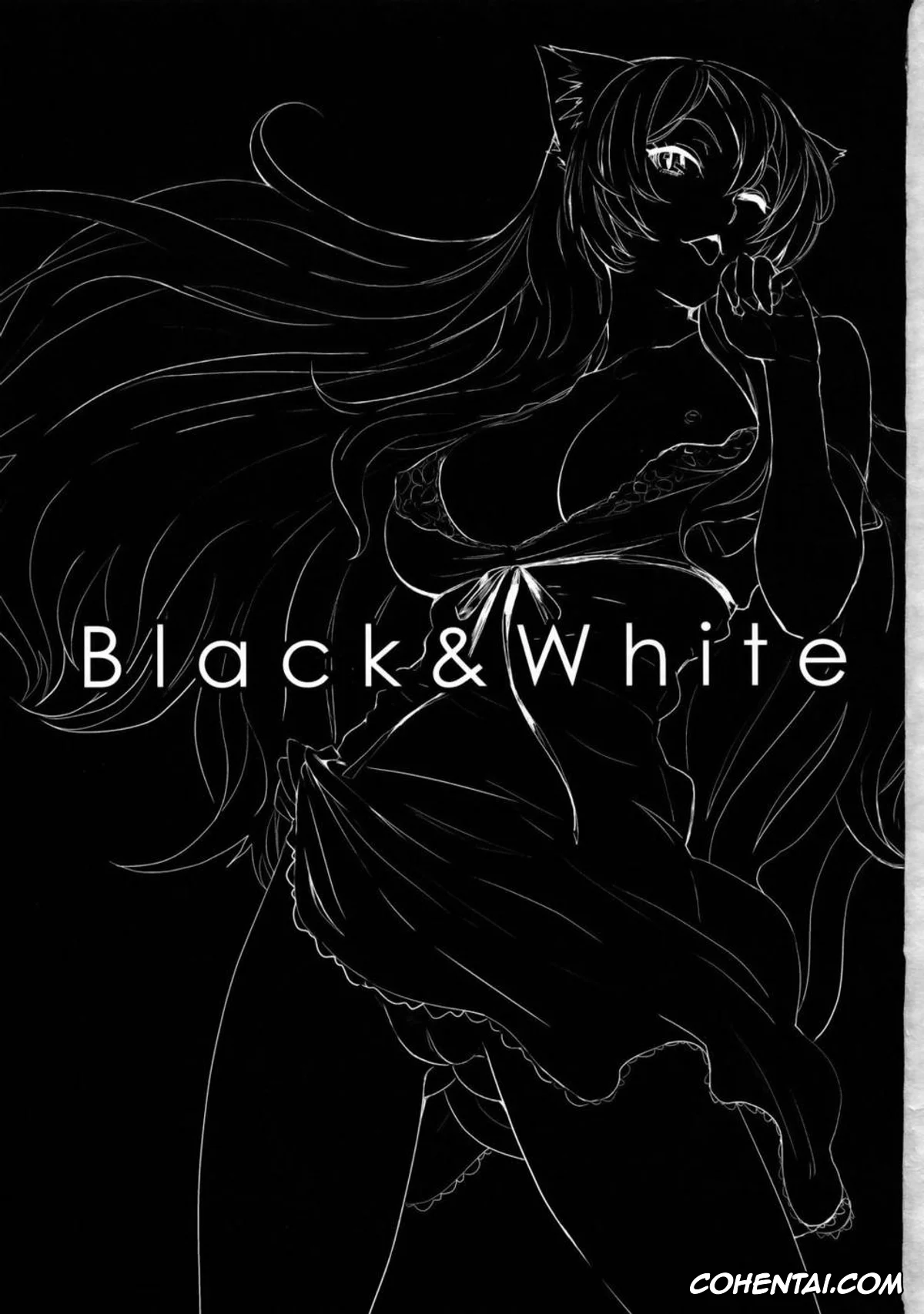 Bakemonogatari porno, Koyomi Araragi porno, Tsubasa Hanekawa porno, Black & White (Bakemonogatari), pagina 2