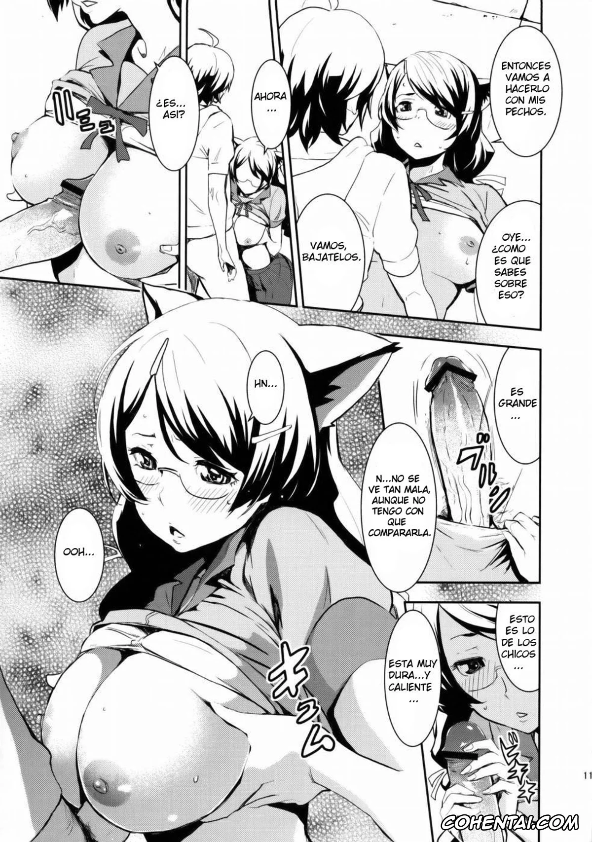 Bakemonogatari xxx, Koyomi Araragi xxx, Tsubasa Hanekawa xxx, Black & White (Bakemonogatari), pagina 10