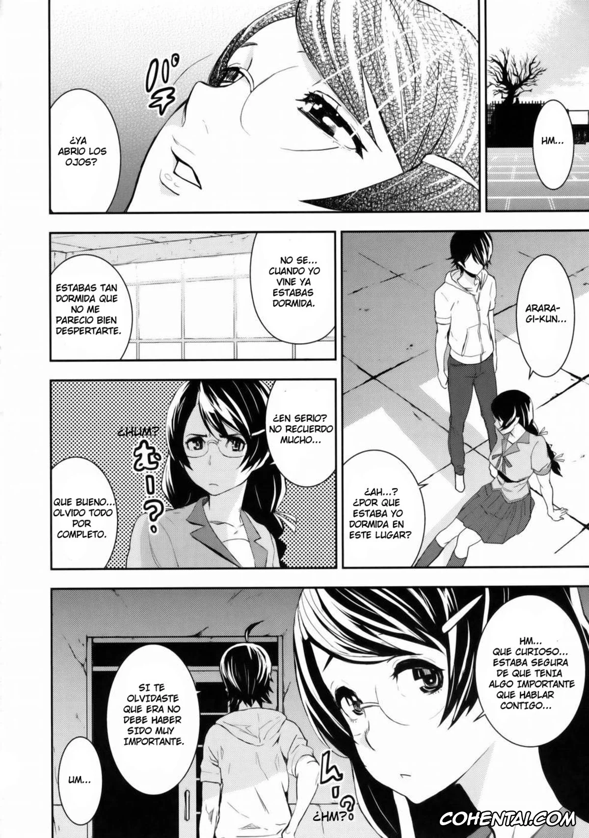Bakemonogatari xxx, Koyomi Araragi xxx, Tsubasa Hanekawa xxx, Black & White (Bakemonogatari), pagina 31