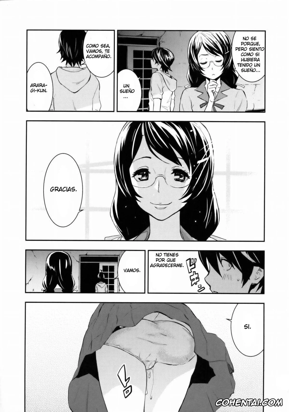 Bakemonogatari porno, Koyomi Araragi porno, Tsubasa Hanekawa porno, Black & White (Bakemonogatari), pagina 32