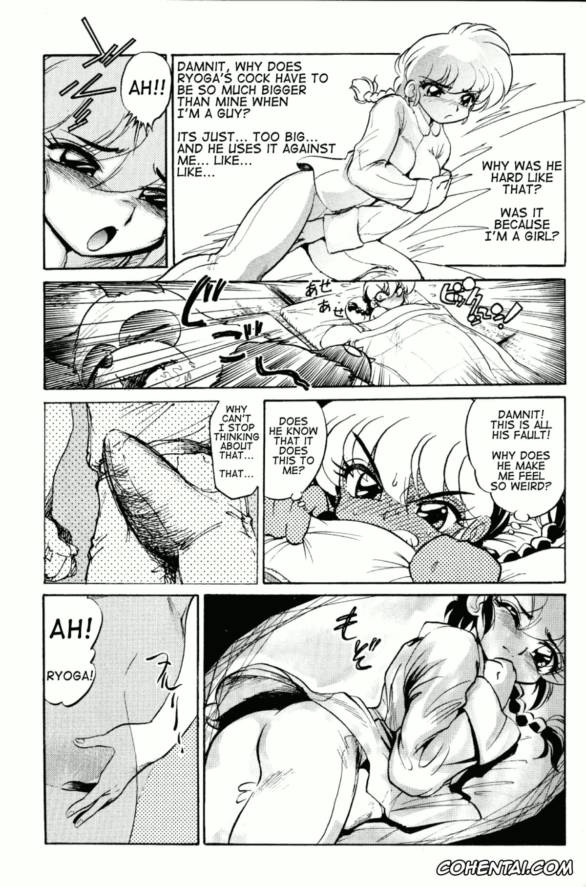 Ranma 1/2 xxx, Ranma Saotome xxx, Ryoga Hibiki xxx, namenjanee!! (Ranma 1/2), pagina 10
