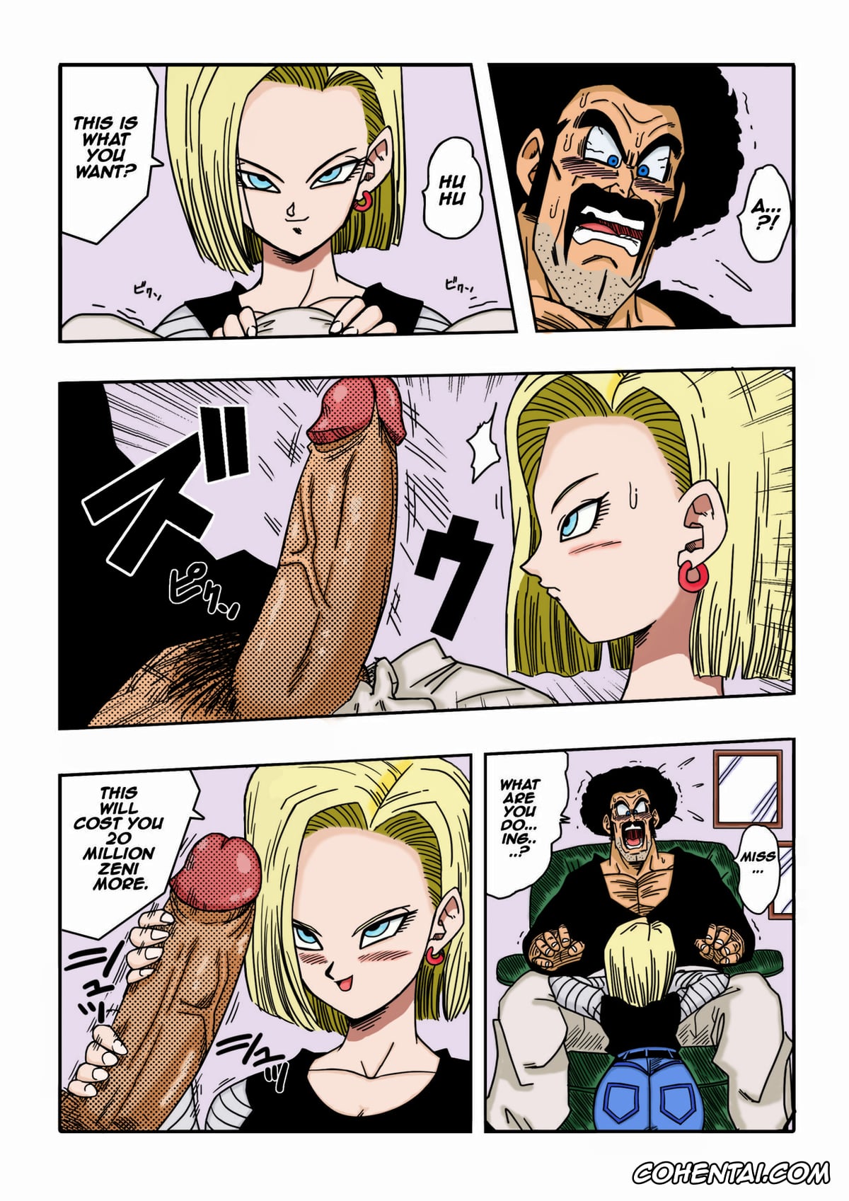 Dragon Ball Z porno, Android 18 porno, Mister Satan porno, Mr. Satan vs Android 18 (Dragon Ball Z), pagina 5