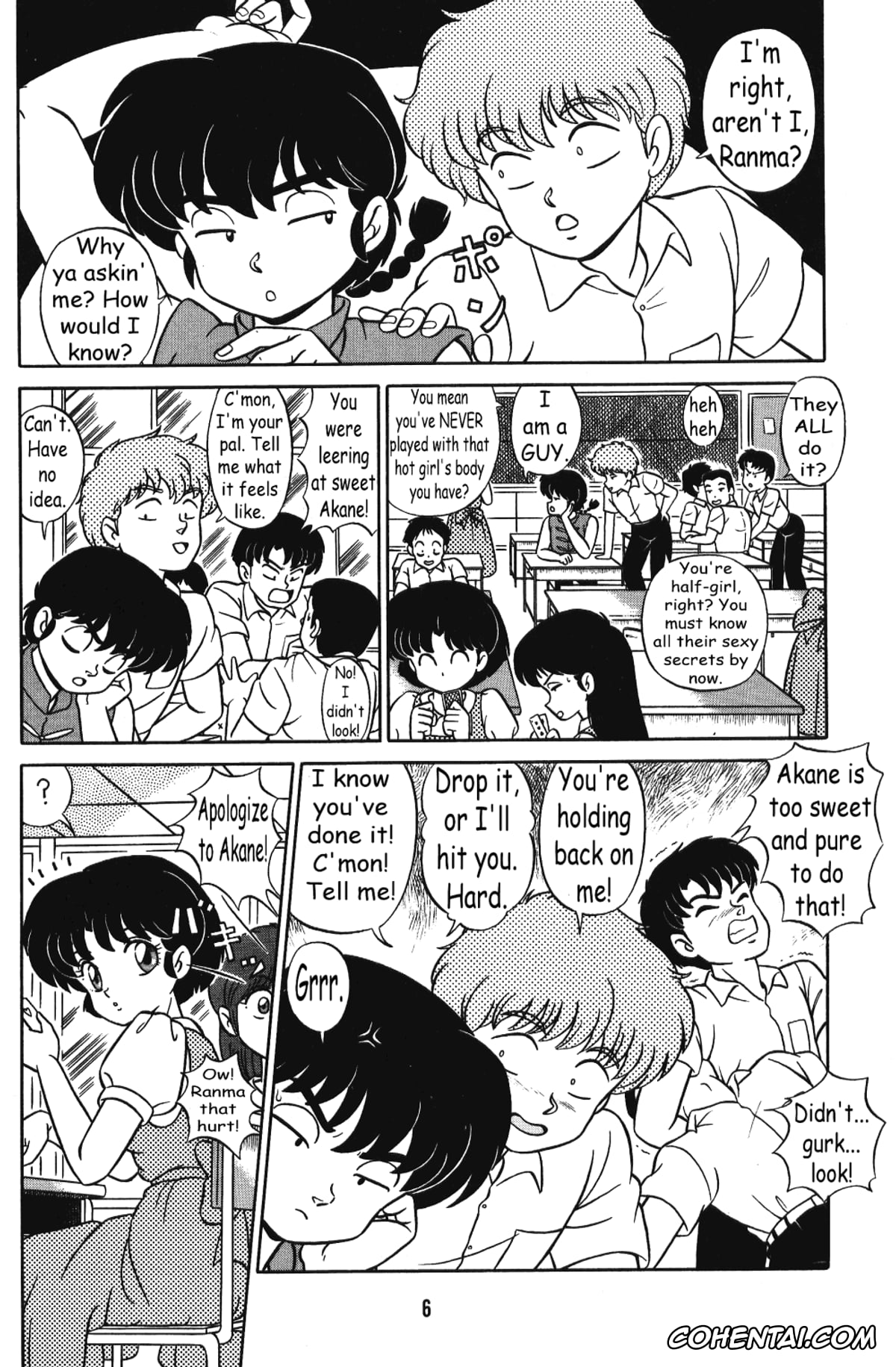 Ranma 1/2 porno, Akane Tendo porno, Happosai porno, Kasumi Tendo porno, Nabiki Tendo porno, Ranma Saotome porno, Tendou-ke no Musume-tachi Vol. 3 (Ranma 1/2), pagina 5
