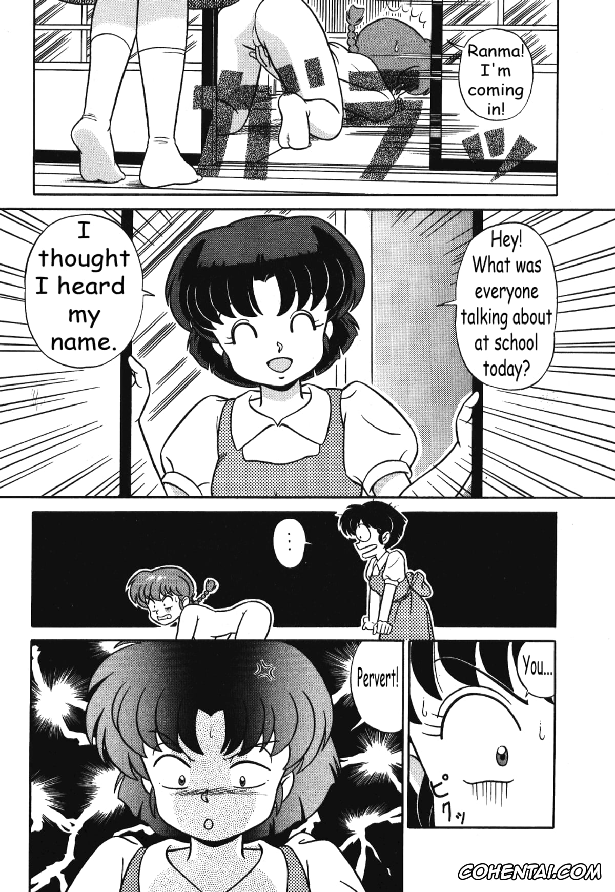 Ranma 1/2 xxx, Akane Tendo xxx, Happosai xxx, Kasumi Tendo xxx, Nabiki Tendo xxx, Ranma Saotome xxx, Tendou-ke no Musume-tachi Vol. 3 (Ranma 1/2), pagina 13