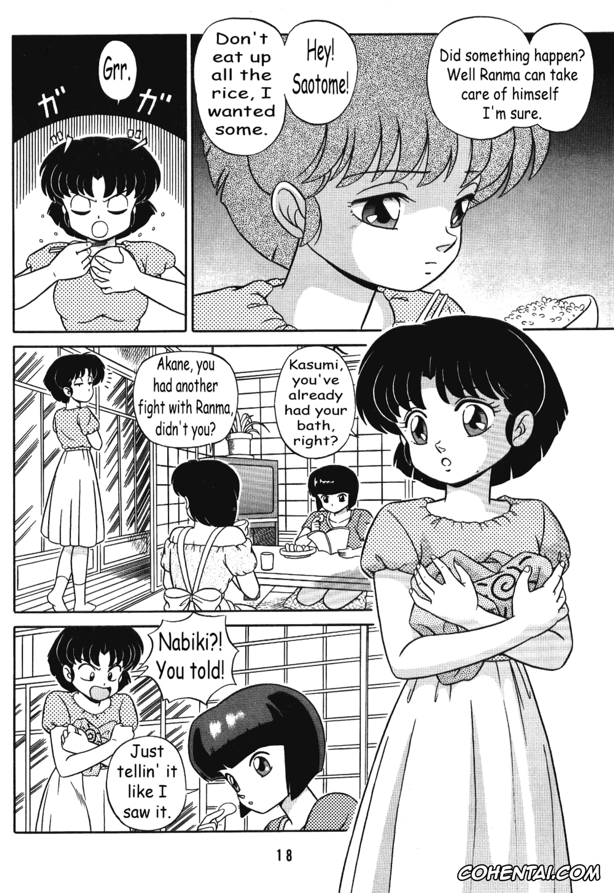 Ranma 1/2 porno, Akane Tendo porno, Happosai porno, Kasumi Tendo porno, Nabiki Tendo porno, Ranma Saotome porno, Tendou-ke no Musume-tachi Vol. 3 (Ranma 1/2), pagina 17