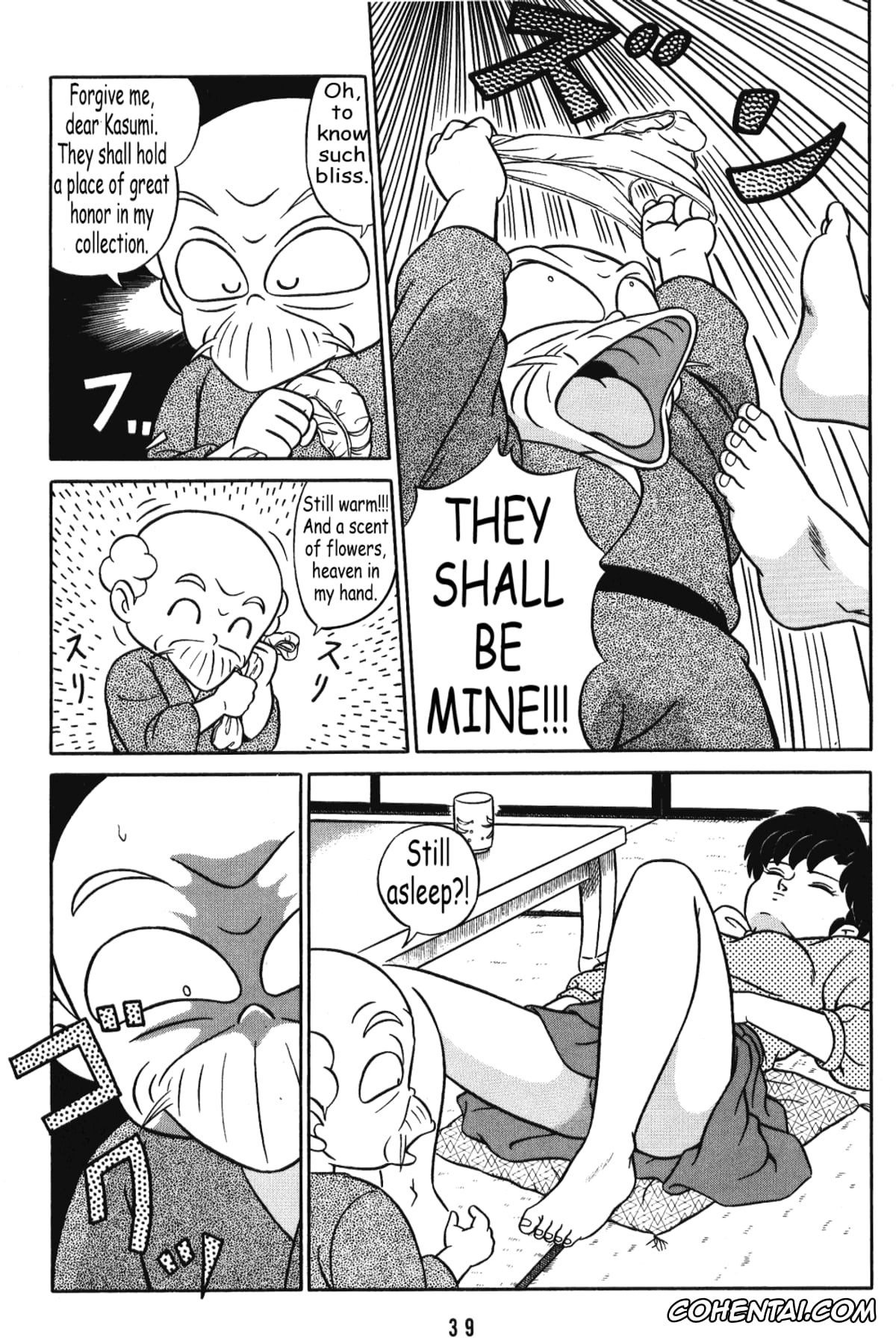 Ranma 1/2 porno, Akane Tendo porno, Happosai porno, Kasumi Tendo porno, Nabiki Tendo porno, Ranma Saotome porno, Tendou-ke no Musume-tachi Vol. 3 (Ranma 1/2), pagina 38