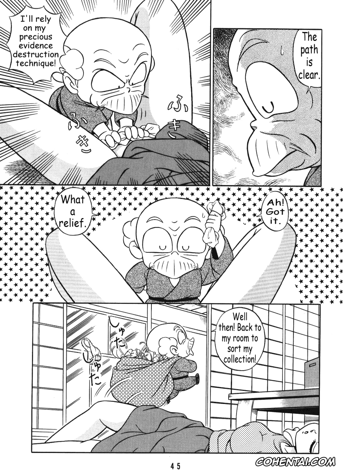 Ranma 1/2 porno, Akane Tendo porno, Happosai porno, Kasumi Tendo porno, Nabiki Tendo porno, Ranma Saotome porno, Tendou-ke no Musume-tachi Vol. 3 (Ranma 1/2), pagina 44