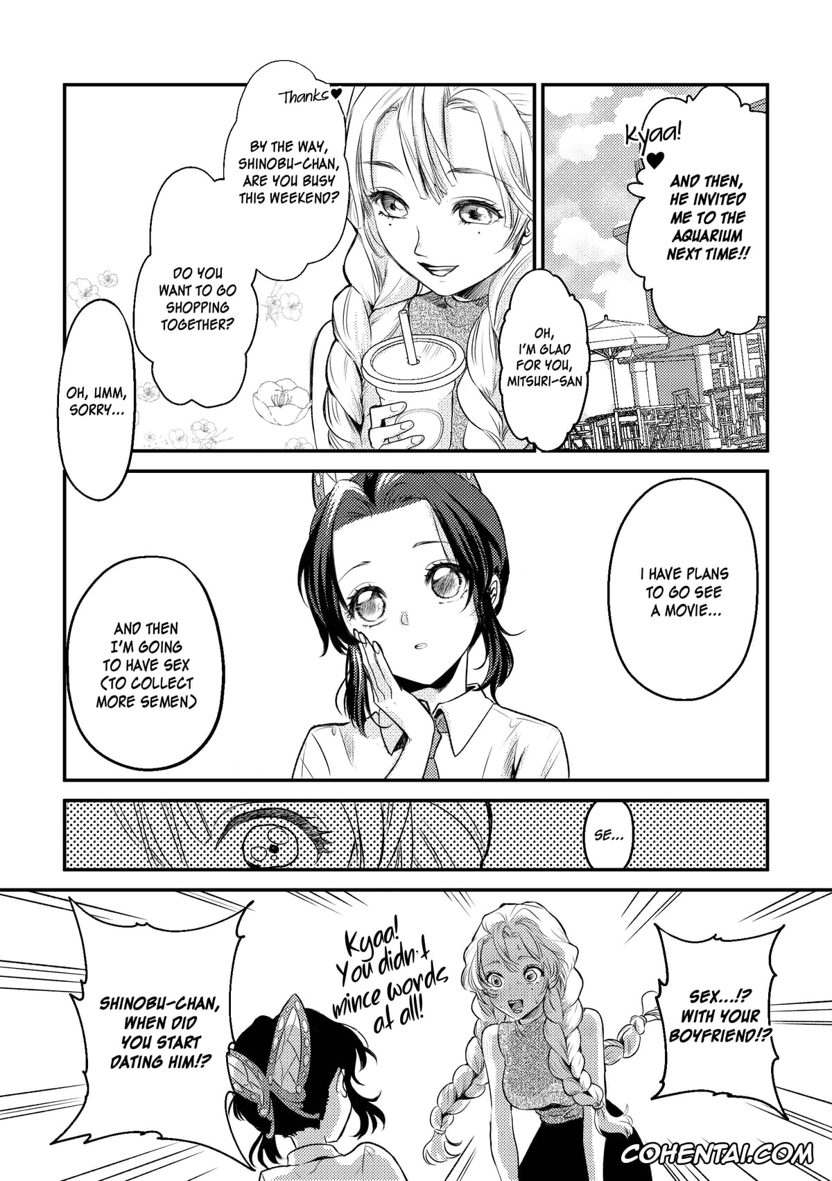Kimetsu No Yaiba | Demon Slayer hentai, Giyuu Tomioka hentai, Shinobu Kochou hentai, Sensei Soutei gai no Jitai desu! 1 & 2 (Kimetsu no Yaiba), pagina 54