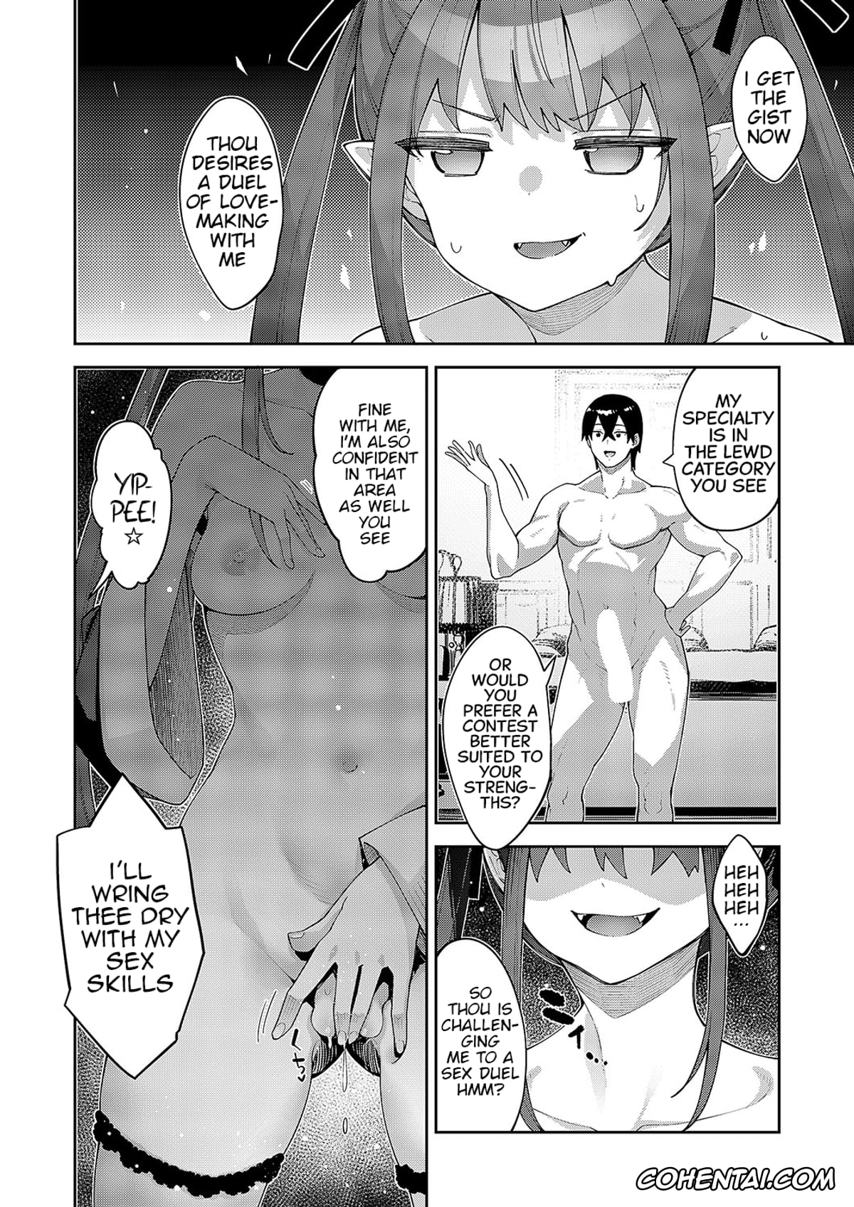 Revistas hentai, COMIC ExE hentai, Isekai Kita node Sukebe Skill de Zenryoku Ouka Shiyou to Omou Cum.14 (COMIC ExE 51), pagina 6