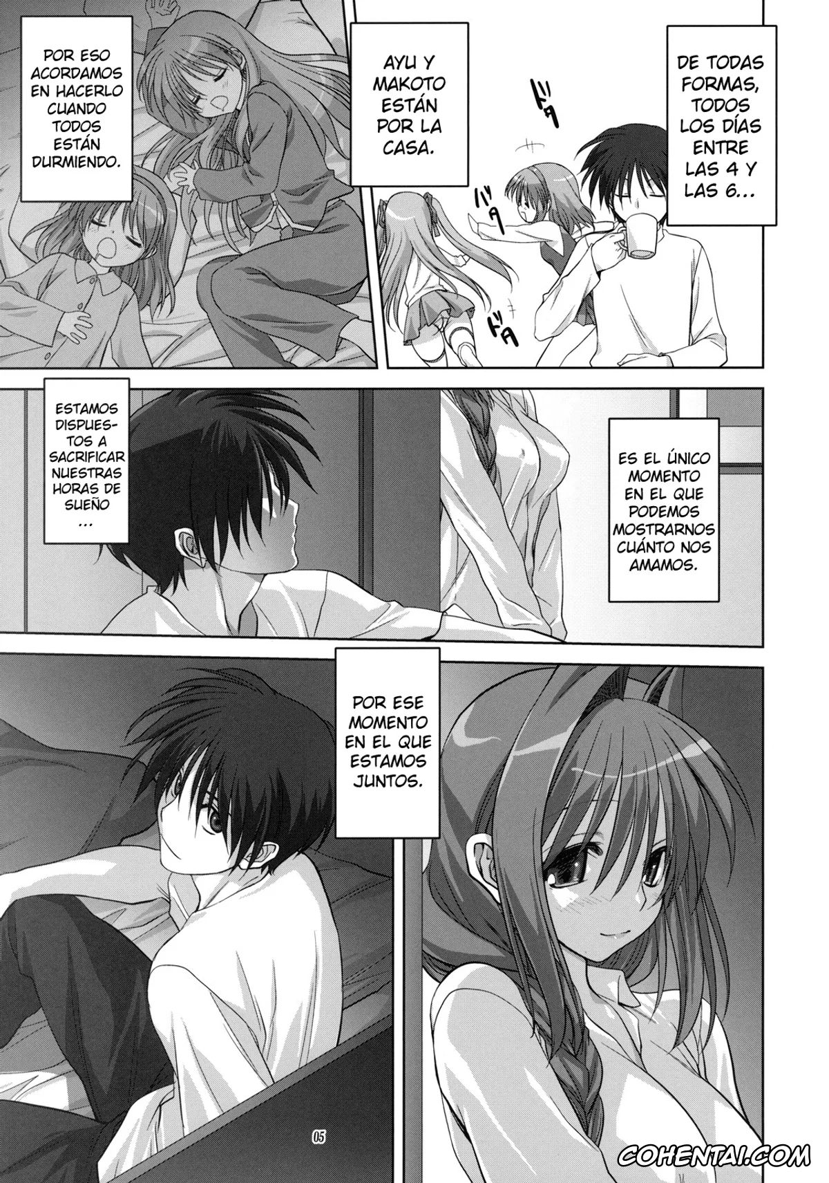 Kanon hentai, Akiko Minase hentai, Yuuichi Aizawa hentai, Akiko-san to Issho 7 (Kanon), pagina 6