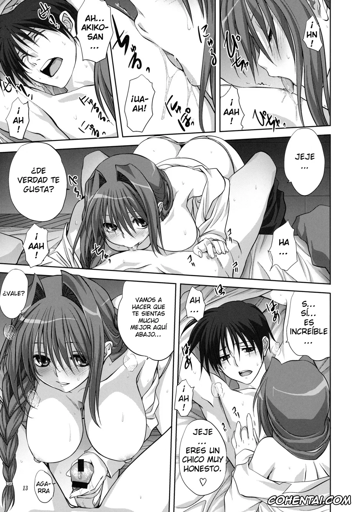 Kanon porno, Akiko Minase porno, Yuuichi Aizawa porno, Akiko-san to Issho 7 (Kanon), pagina 14