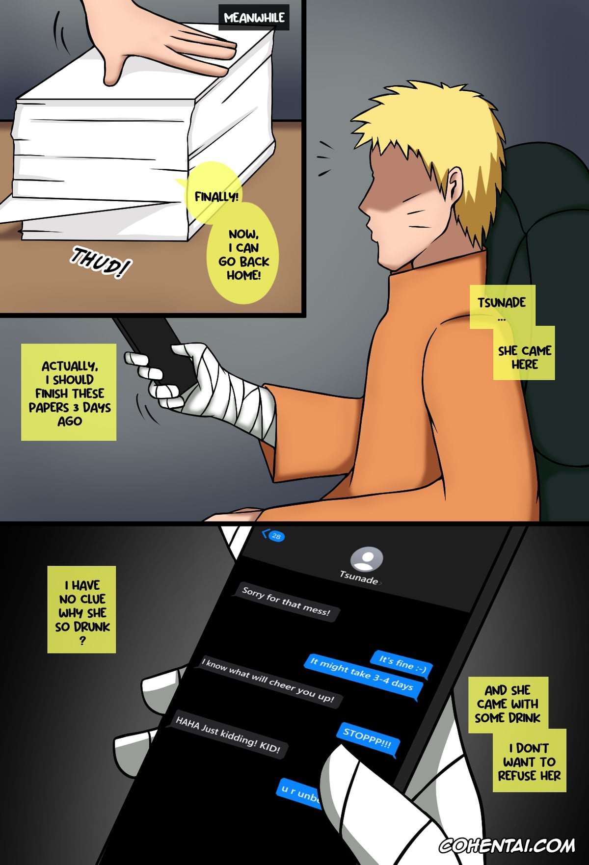 NARUTO xxx, Hanabi Hyuga xxx, Hinata Hyuga xxx, Tsunade xxx, True Colors 2 (Naruto), pagina 28
