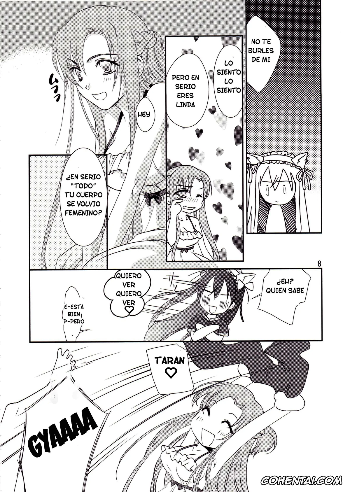 Sword Art Online xxx, Asuna Yuuki xxx, Kazuto Kirigaya | Kirito xxx, Kirito-kun no Shiroku Betatsuku nani ka (Sword Art Online), pagina 7