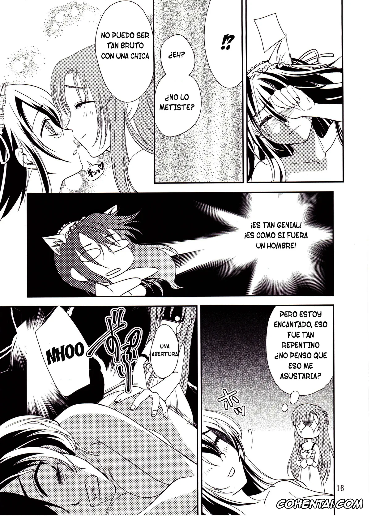 Sword Art Online hentai, Asuna Yuuki hentai, Kazuto Kirigaya | Kirito hentai, Kirito-kun no Shiroku Betatsuku nani ka (Sword Art Online), pagina 15