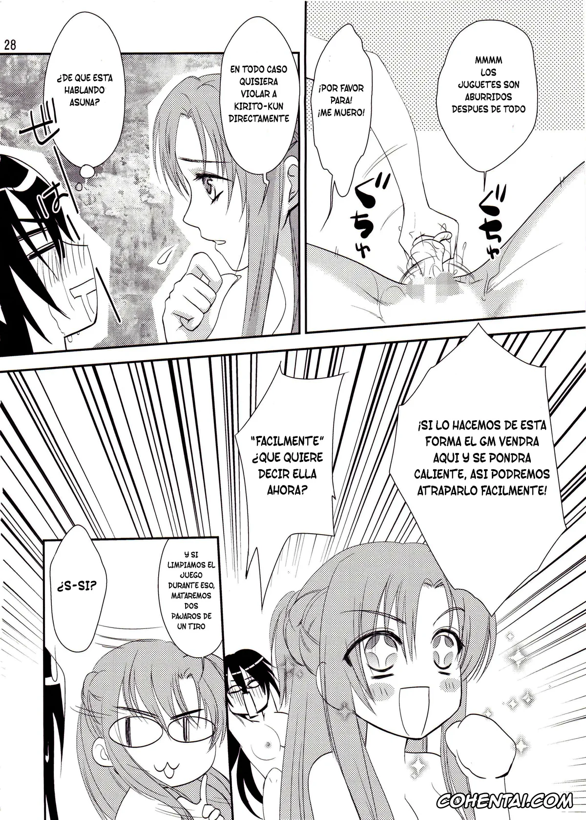 Sword Art Online hentai, Asuna Yuuki hentai, Kazuto Kirigaya | Kirito hentai, Kirito-kun no Shiroku Betatsuku nani ka (Sword Art Online), pagina 27