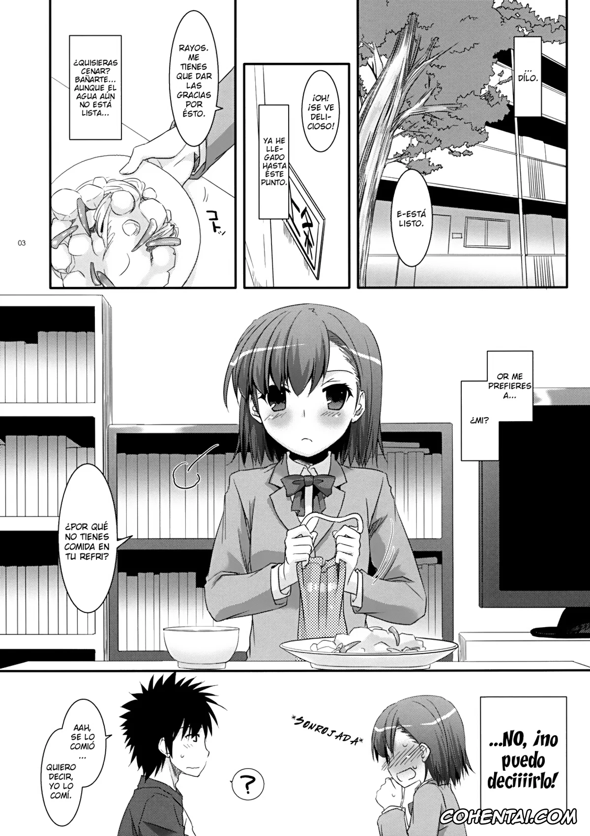 Toaru Project porno, Mikoto Misaka porno, Touma Kamijou porno, D.L. action 58 (Toaru Majutsu no Index), pagina 2