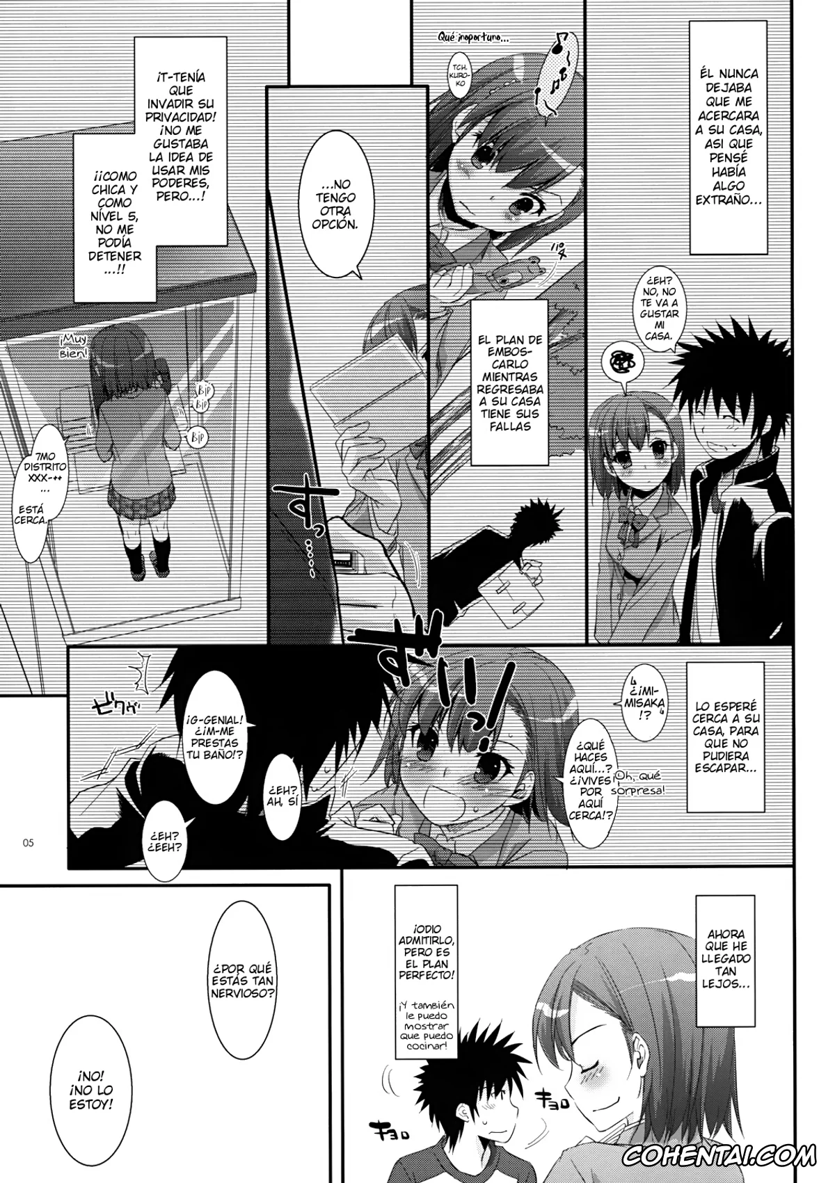 Toaru Project xxx, Mikoto Misaka xxx, Touma Kamijou xxx, D.L. action 58 (Toaru Majutsu no Index), pagina 4