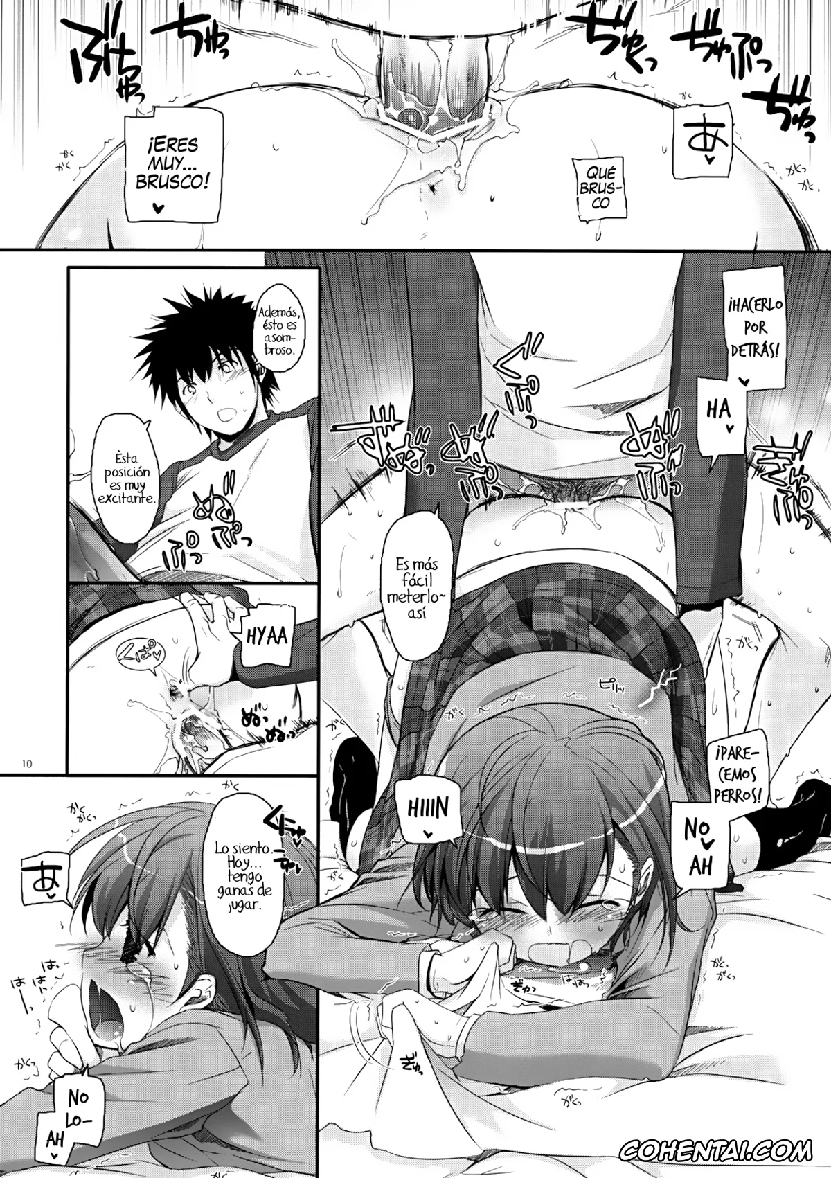 Toaru Project hentai, Mikoto Misaka hentai, Touma Kamijou hentai, D.L. action 58 (Toaru Majutsu no Index), pagina 9
