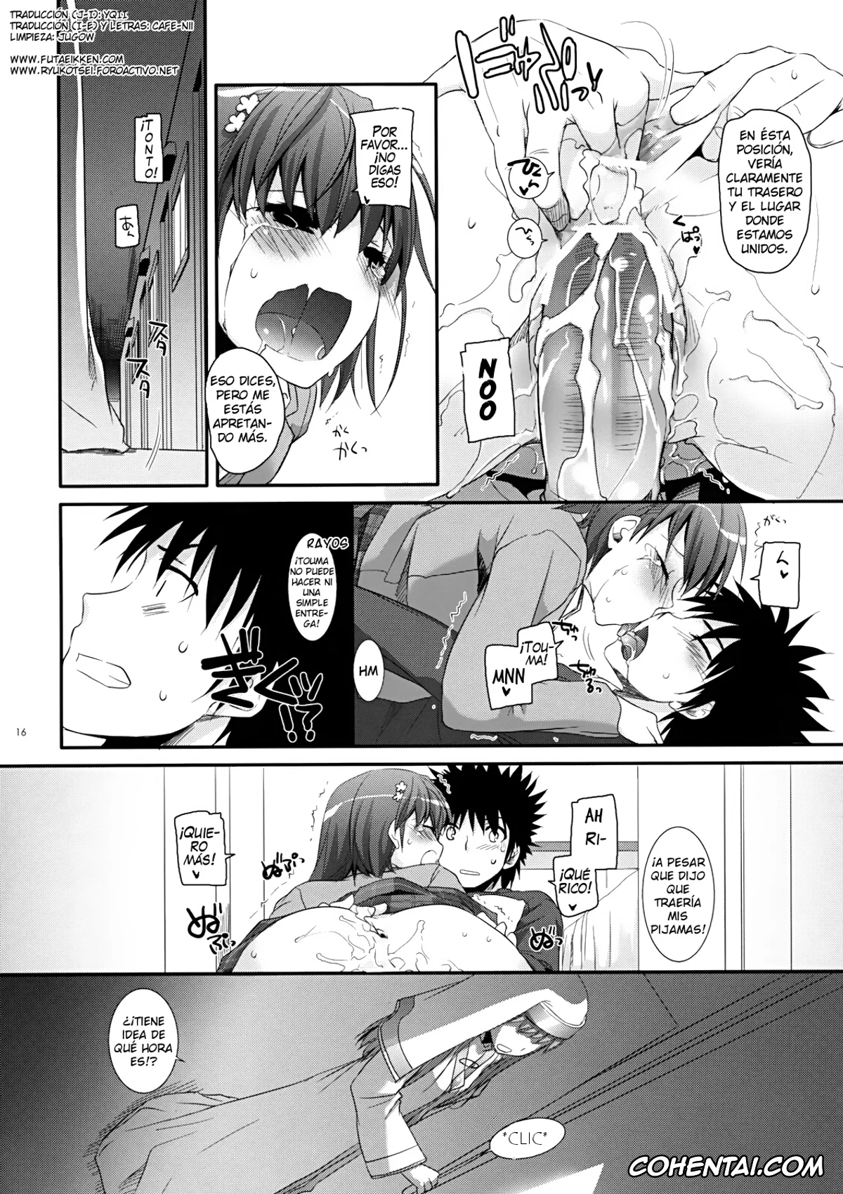 Toaru Project hentai, Mikoto Misaka hentai, Touma Kamijou hentai, D.L. action 58 (Toaru Majutsu no Index), pagina 15