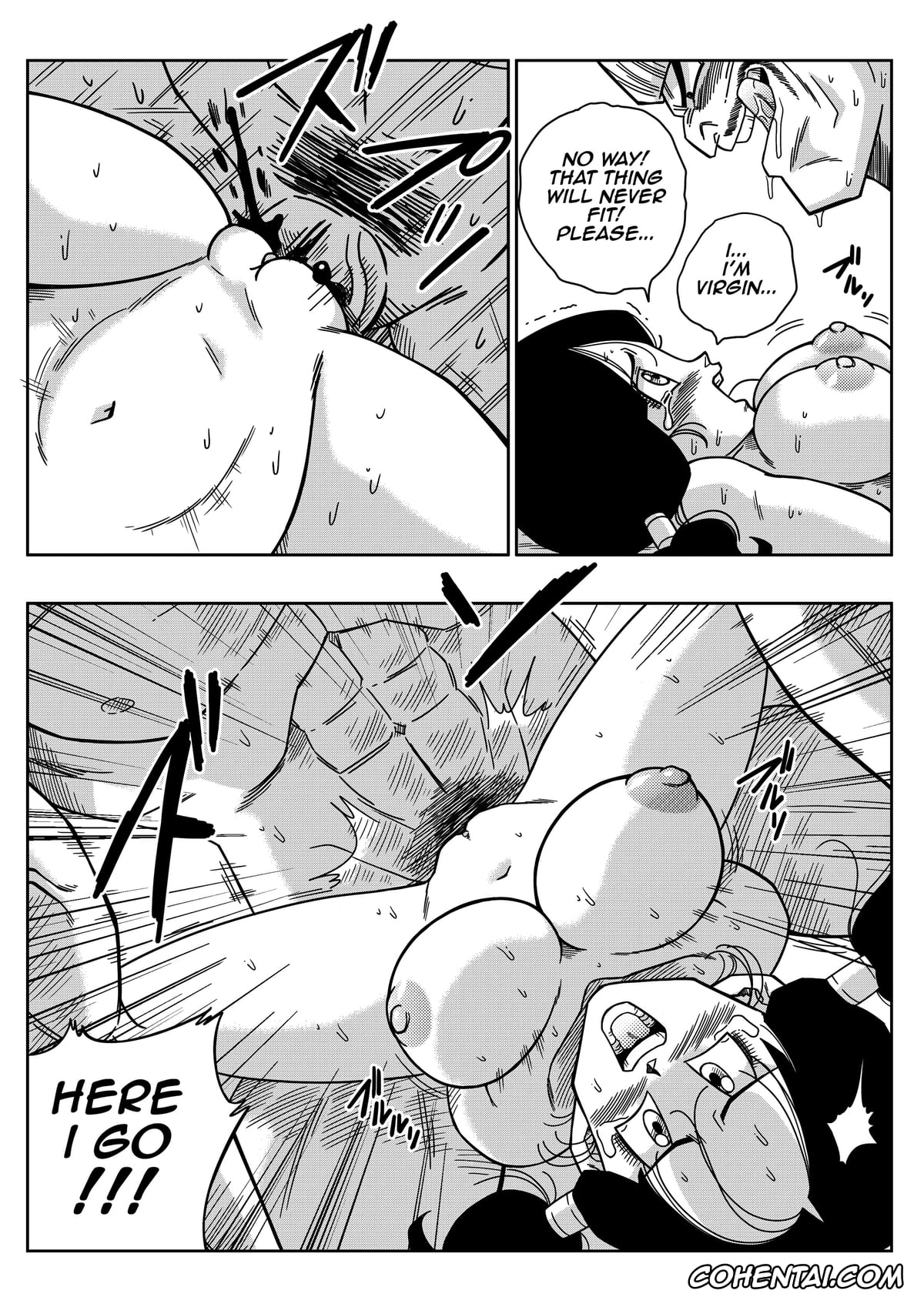 Dragon Ball Z hentai, Videl hentai, Rape the Heroine! (Dragon Ball Z), pagina 9