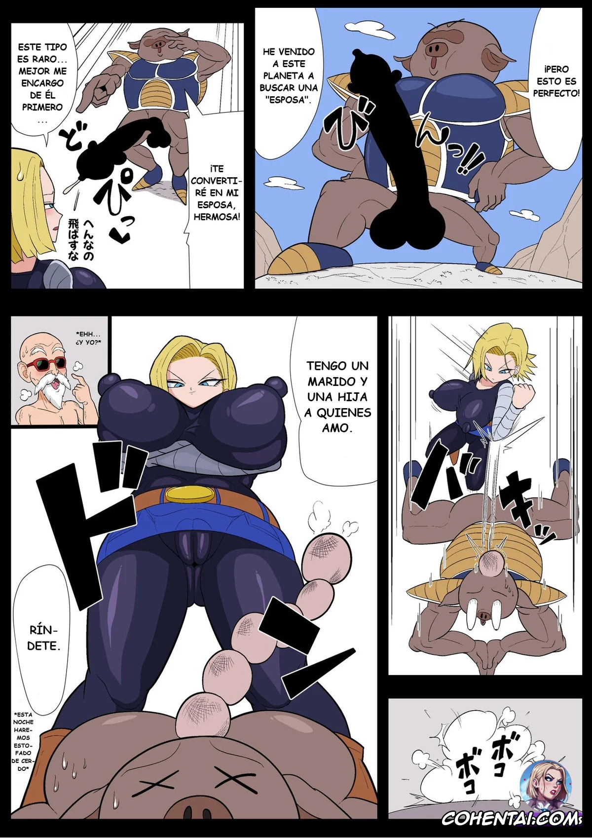 Dragon Ball Z porno, Android 18 porno, Saimin 18-gou (Dragon Ball Z), pagina 5