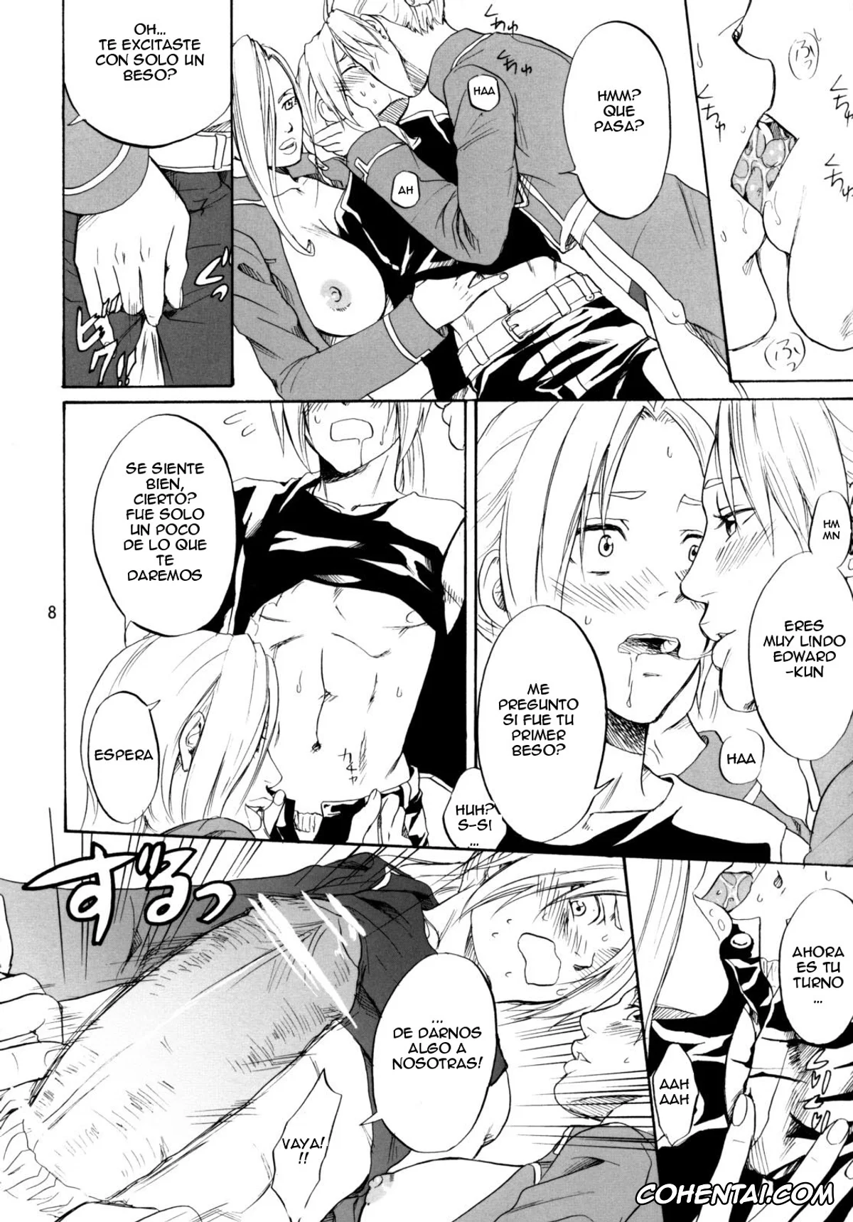 Fullmetal Alchemist | Hagane No Renkinjutsushi porno, Edward Elric porno, Olivier Mira Armstrong porno, Riza Hawkeye porno, SOIX 3 (Fullmetal Alchemist), pagina 8