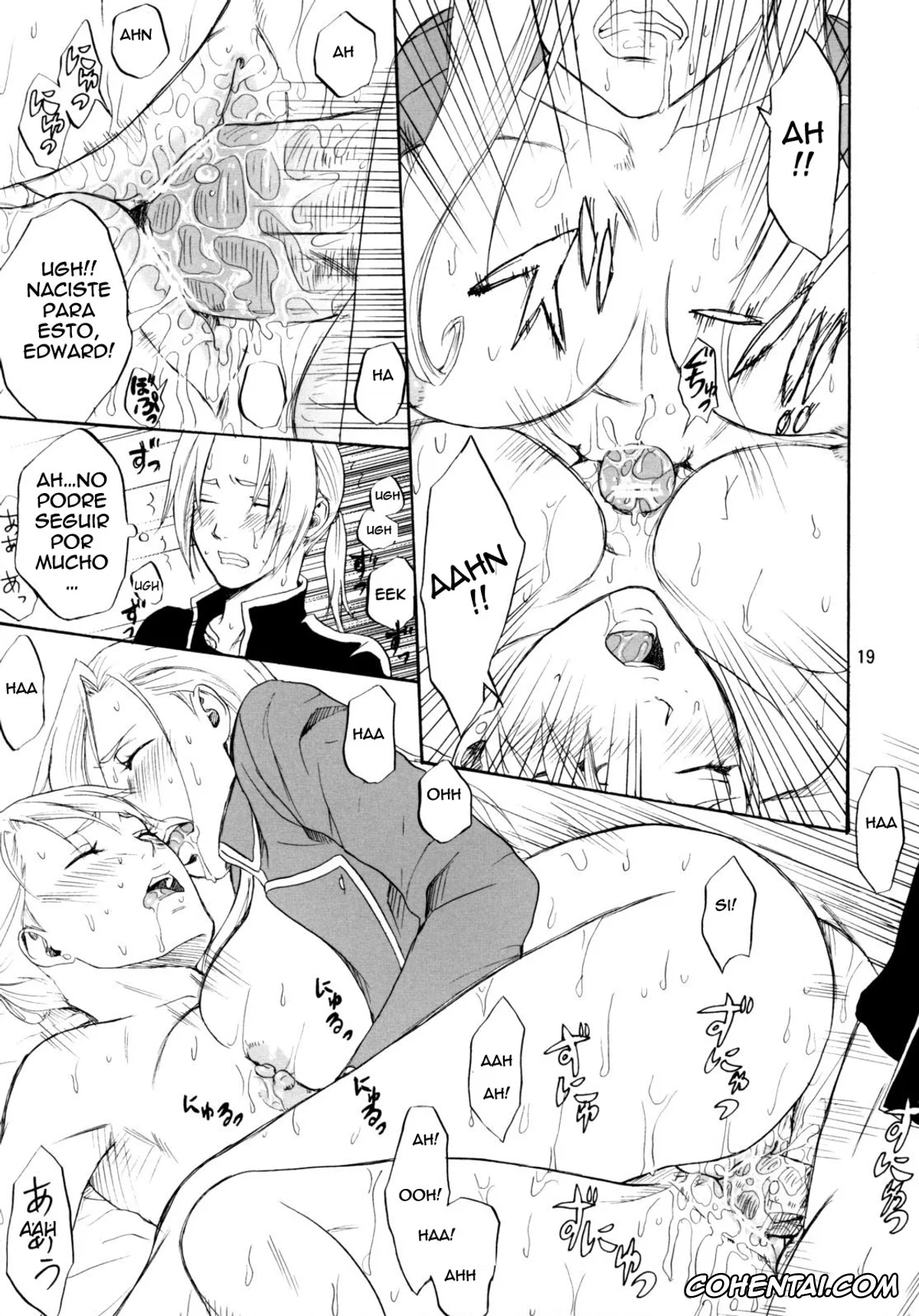 Fullmetal Alchemist | Hagane No Renkinjutsushi xxx, Edward Elric xxx, Olivier Mira Armstrong xxx, Riza Hawkeye xxx, SOIX 3 (Fullmetal Alchemist), pagina 19