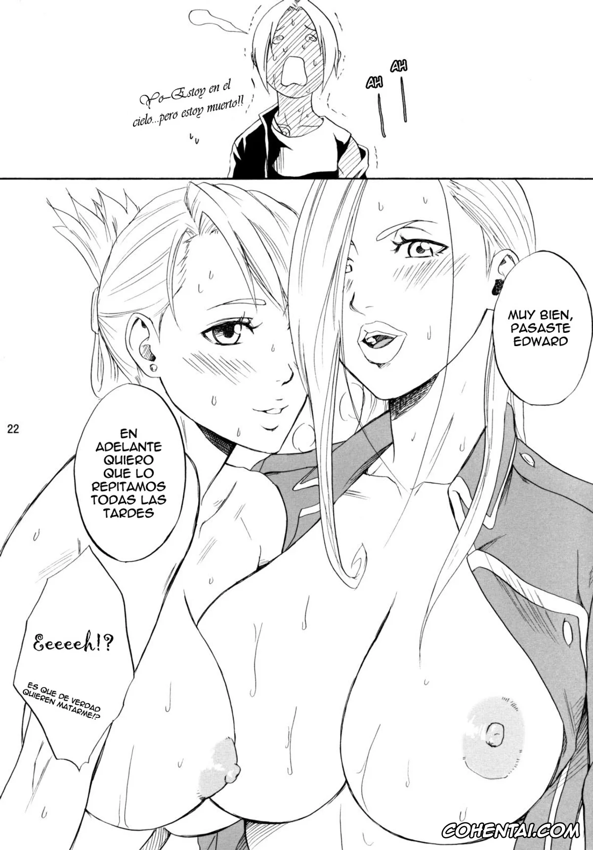 Fullmetal Alchemist | Hagane No Renkinjutsushi xxx, Edward Elric xxx, Olivier Mira Armstrong xxx, Riza Hawkeye xxx, SOIX 3 (Fullmetal Alchemist), pagina 22