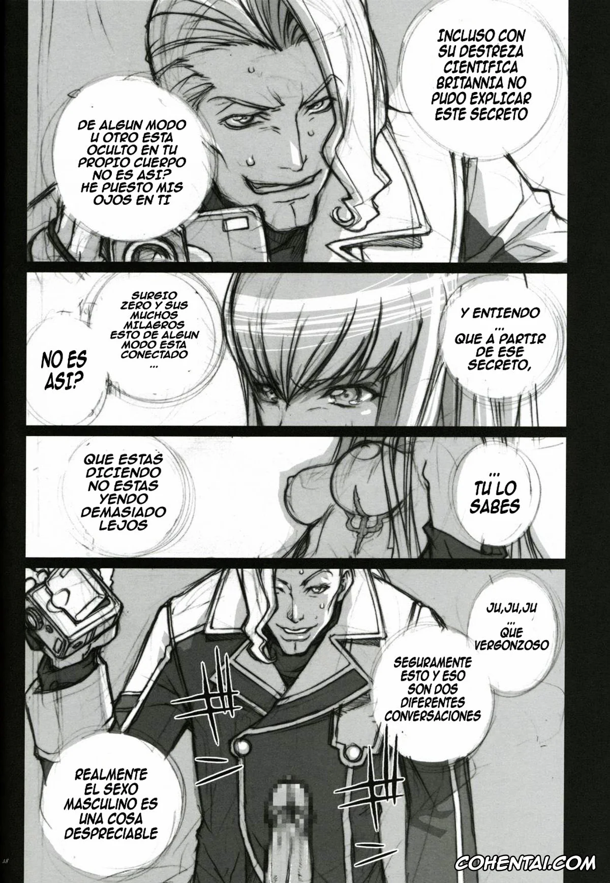 Code Geass xxx, C.c. xxx, Cornelia Li Britannia xxx, Diethard Ried xxx, Kallen Stadtfeld | Kallen Kouzuki xxx, Lelouch Vi Britannia xxx, Tarantula (CODE GEASS: Hangyaku no Lelouch), pagina 34