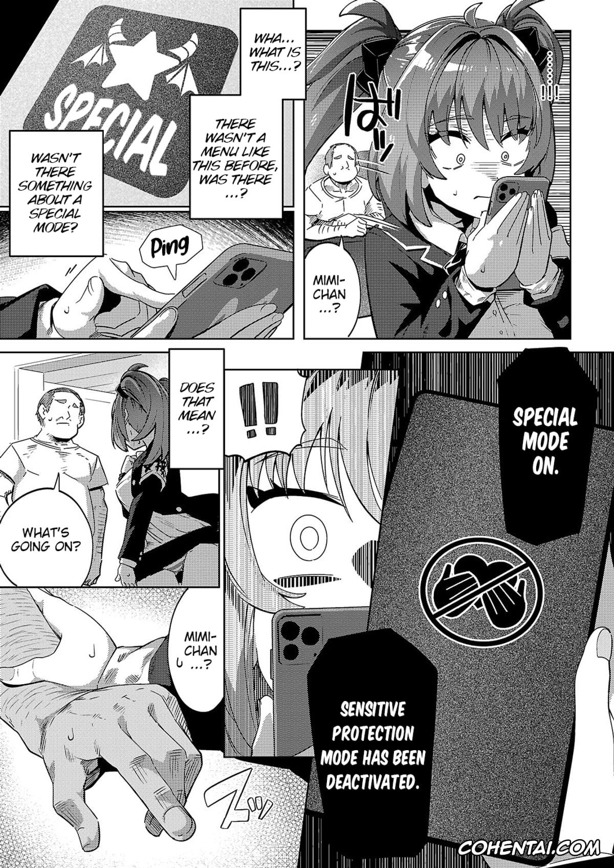 Revistas porno, COMIC ExE porno, Kokka Kounin Papakatsu Appli -PAPPYTALK- (COMIC ExE 59), pagina 11