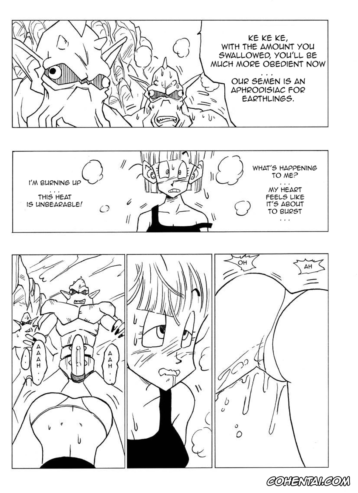 Dragon Ball Z xxx, Bulma Briefs xxx, Krillin xxx, Fake Namekians (Dragon Ball Z), pagina 13